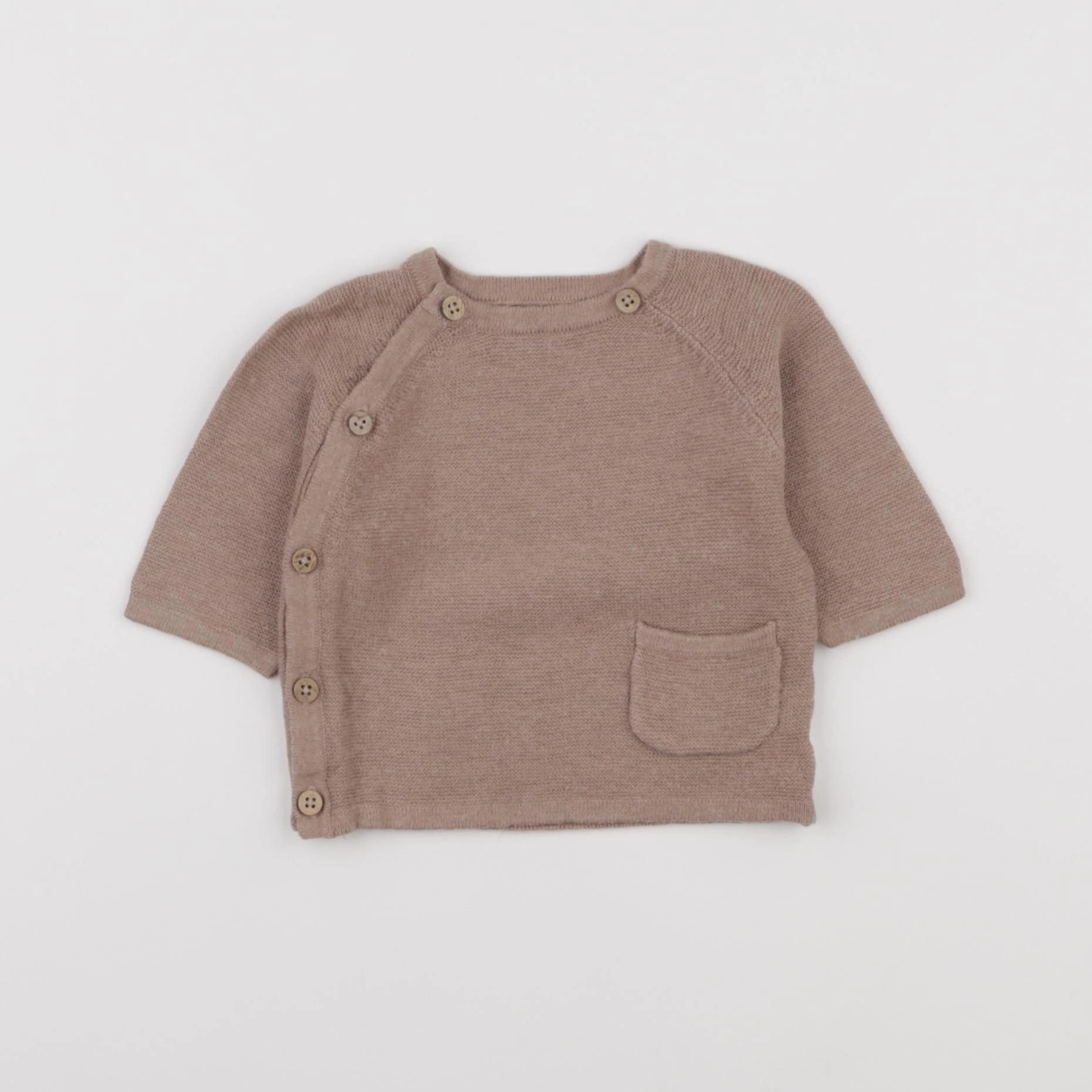 La Redoute - pull marron - 1 mois