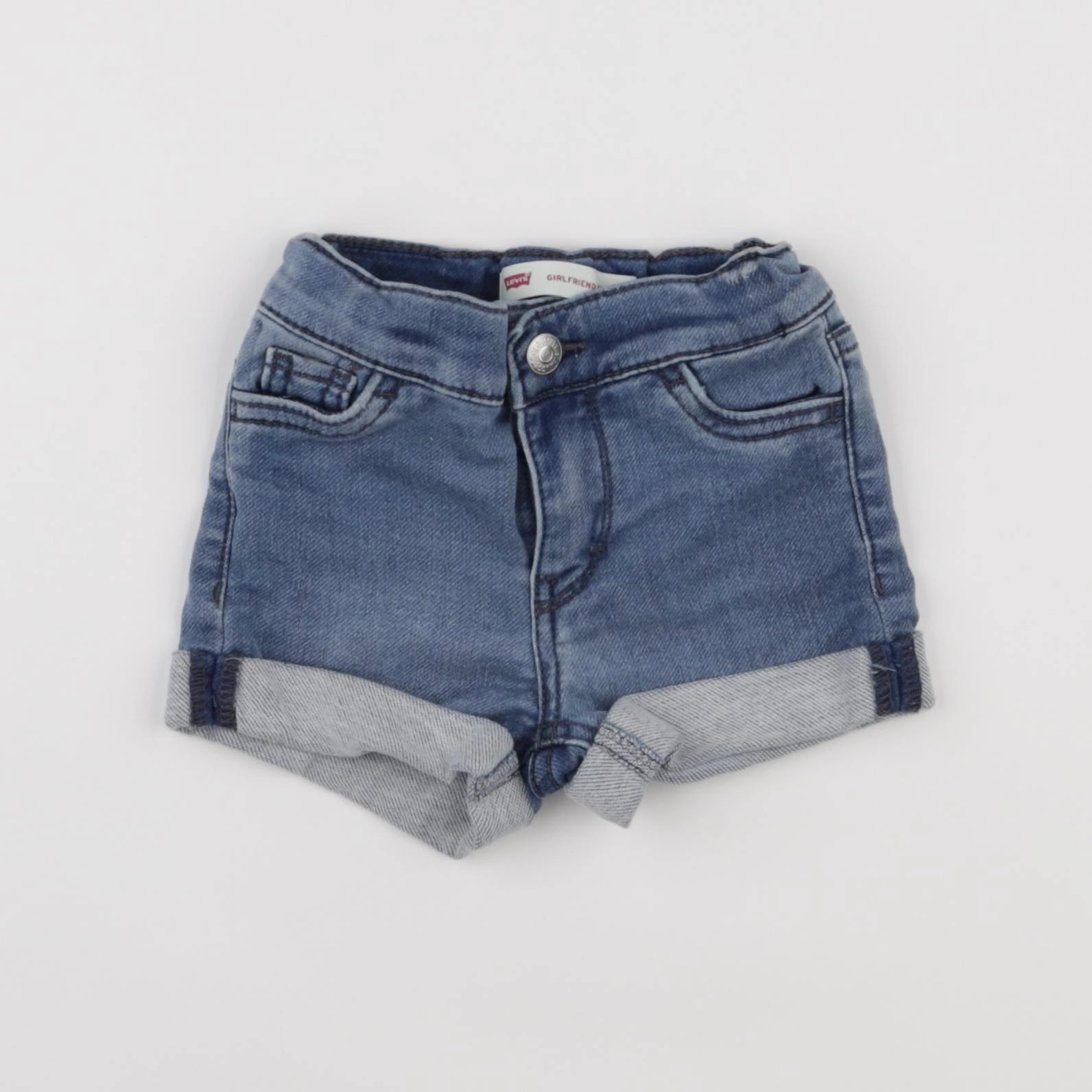 Levi's - short bleu - 12 mois