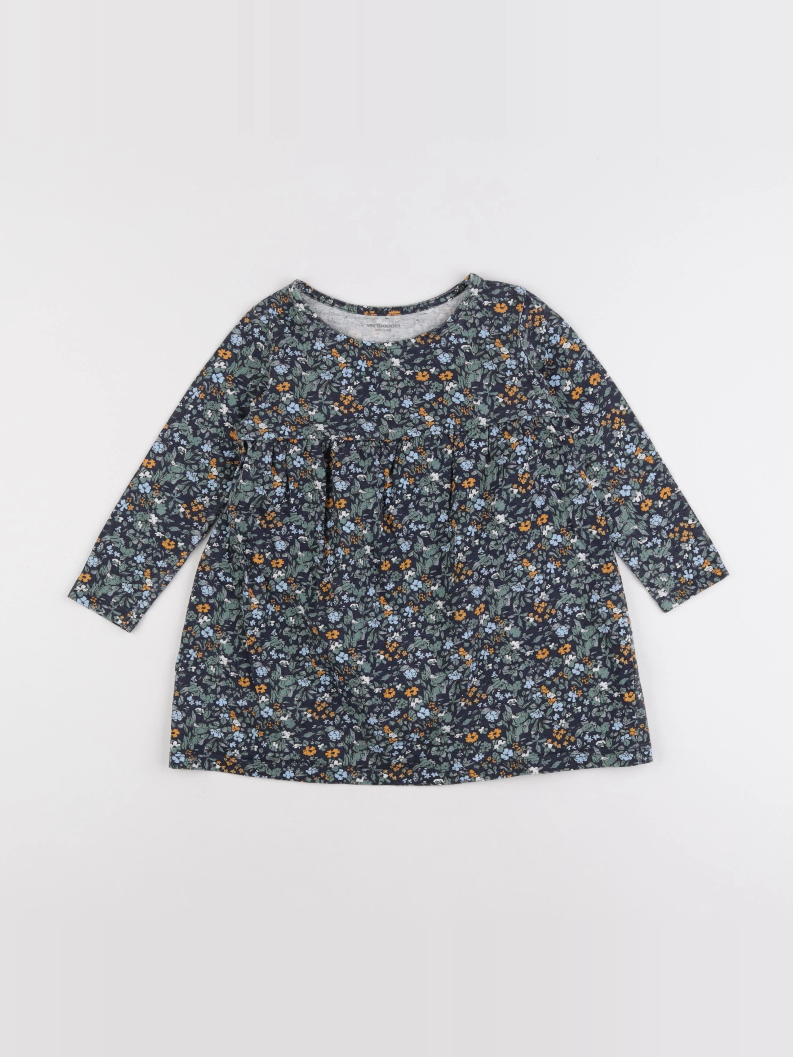Vertbaudet - robe multicolore - 3 ans