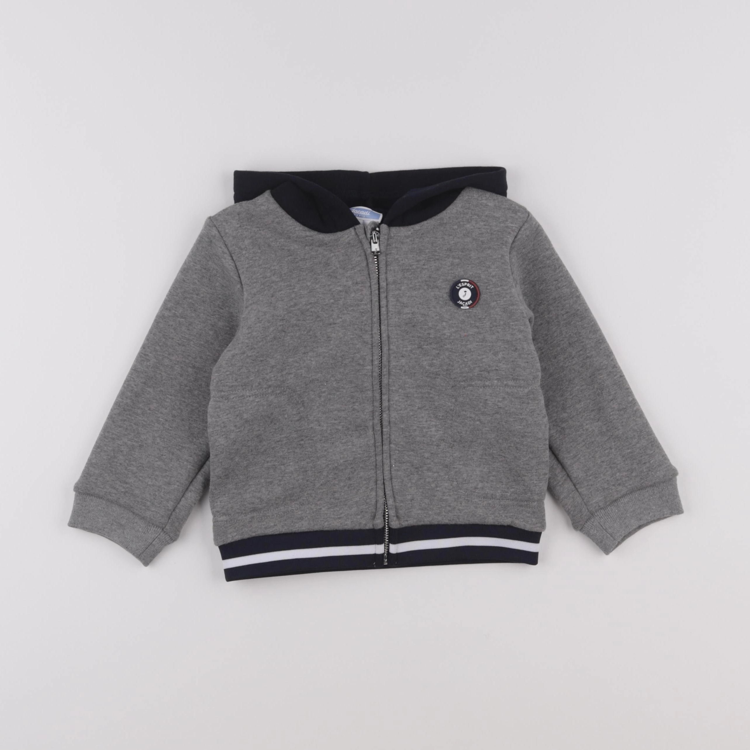 Jacadi - sweat gris - 24 mois