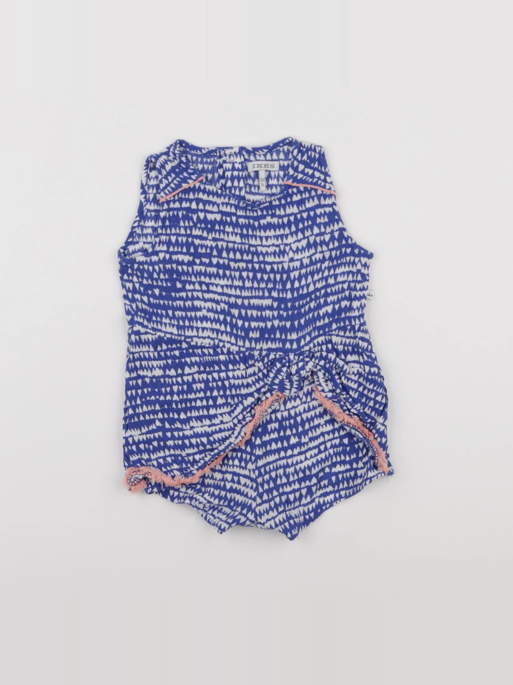 IKKS - combinaison bleu - 12 mois
