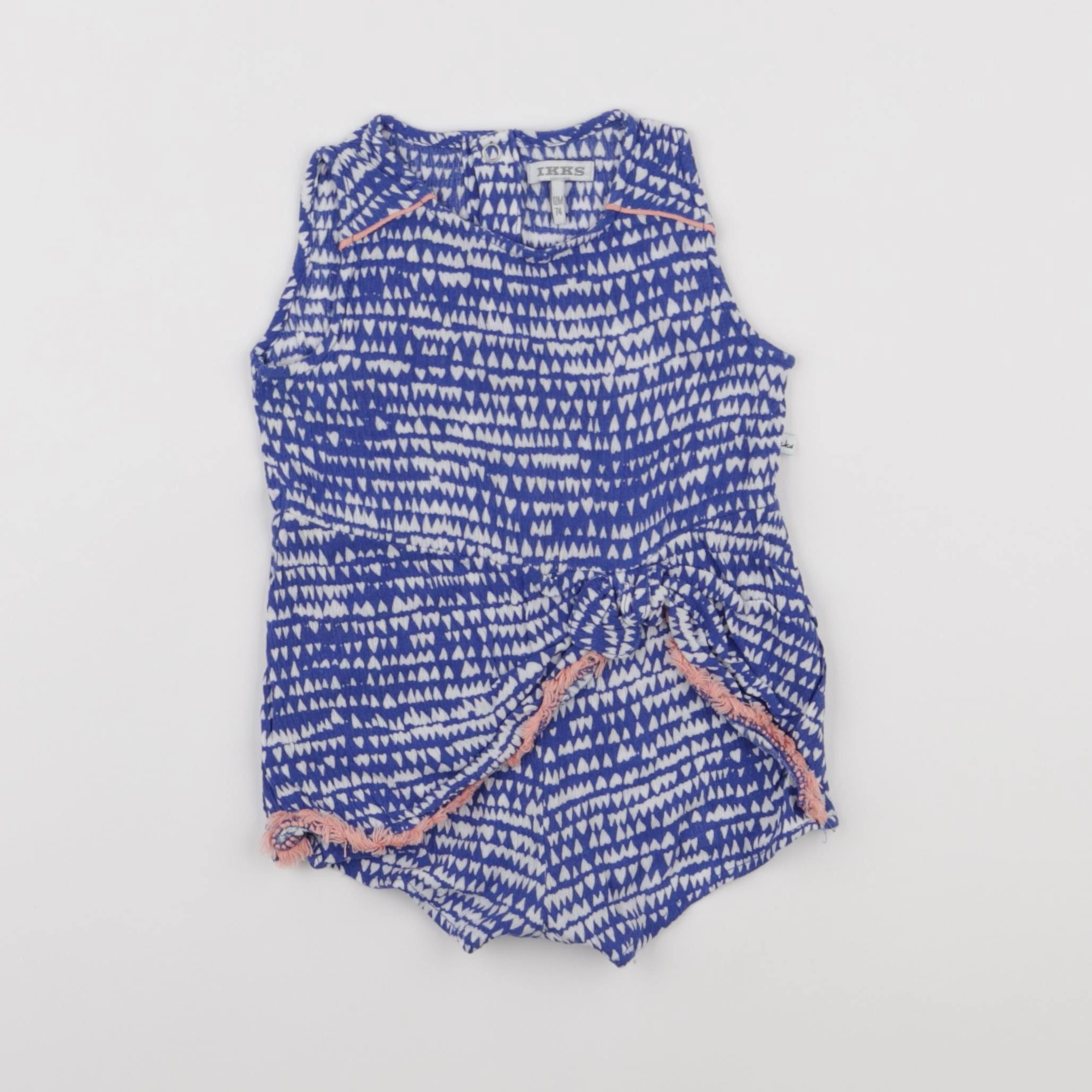IKKS - combinaison bleu - 12 mois