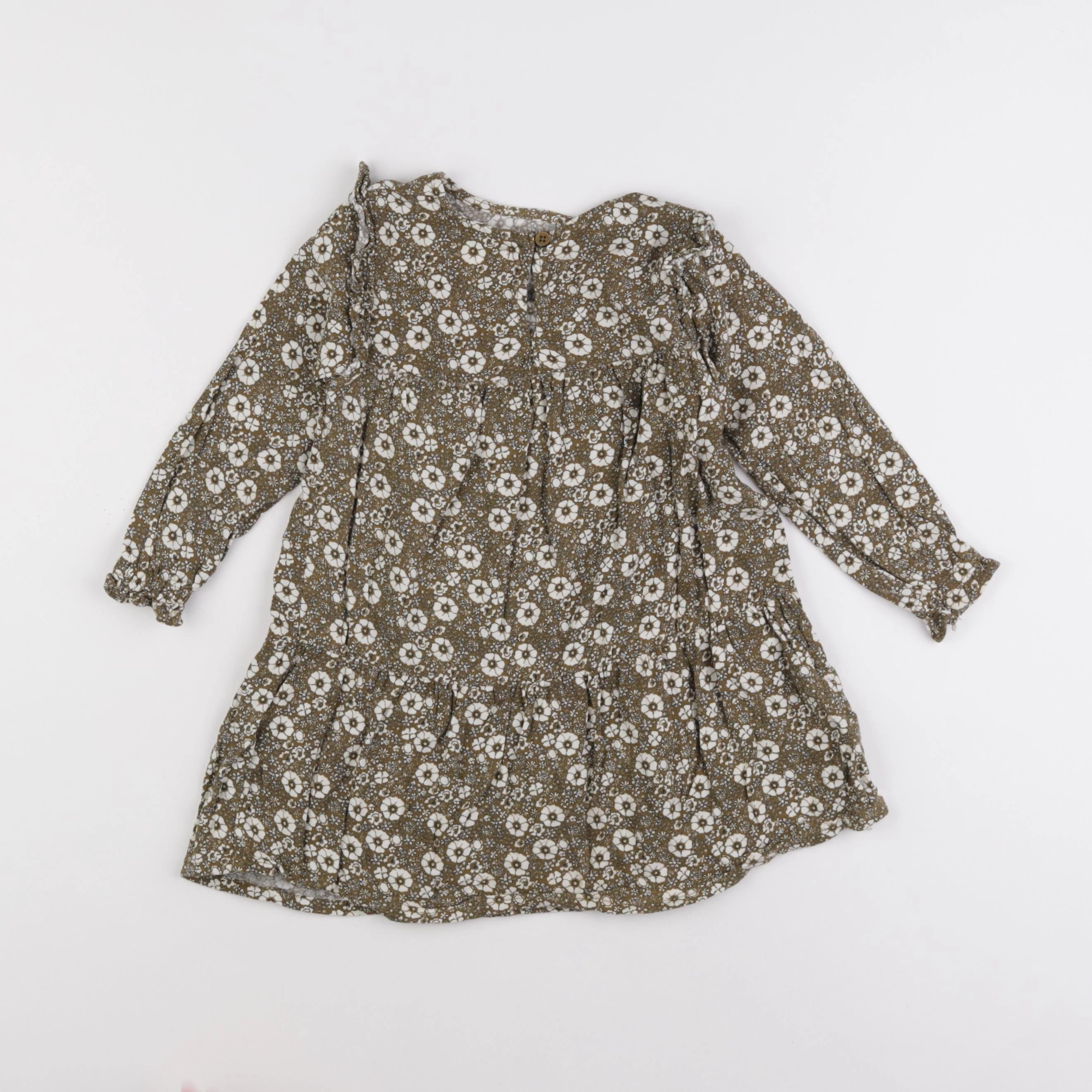 Vertbaudet - robe vert - 3 ans