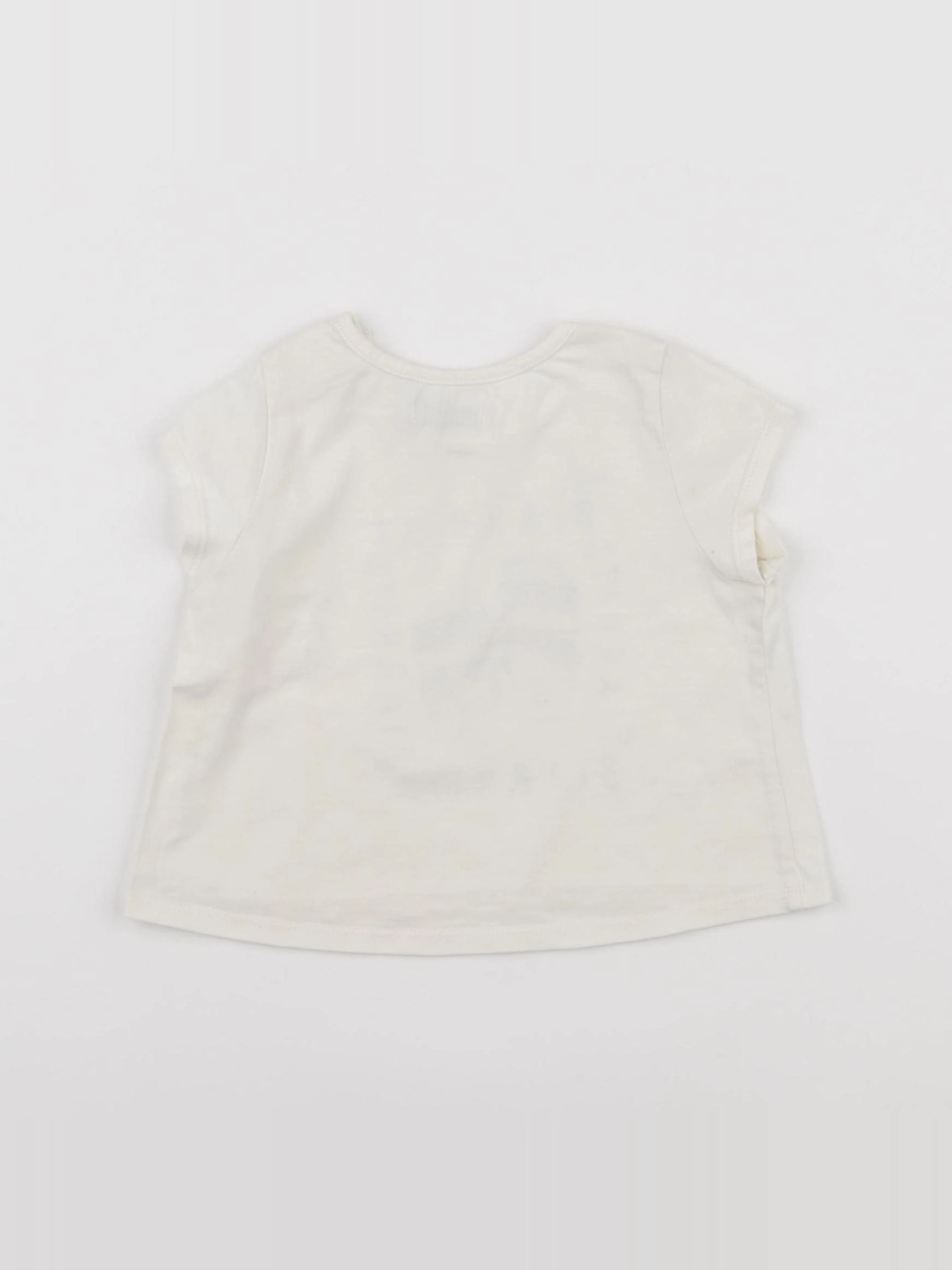 IKKS - tee-shirt beige - 12 mois