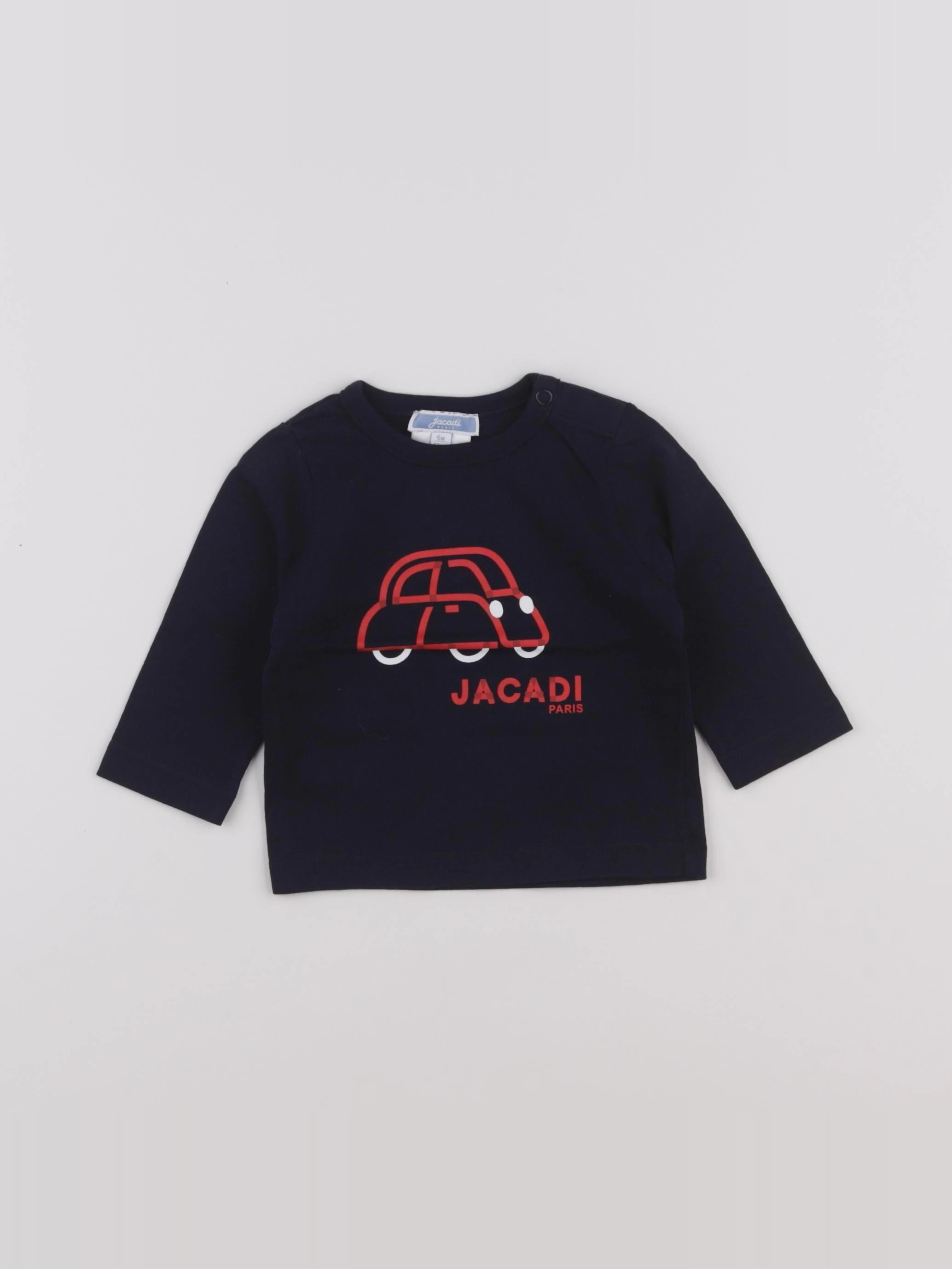 Jacadi - tee-shirt bleu - 6 mois