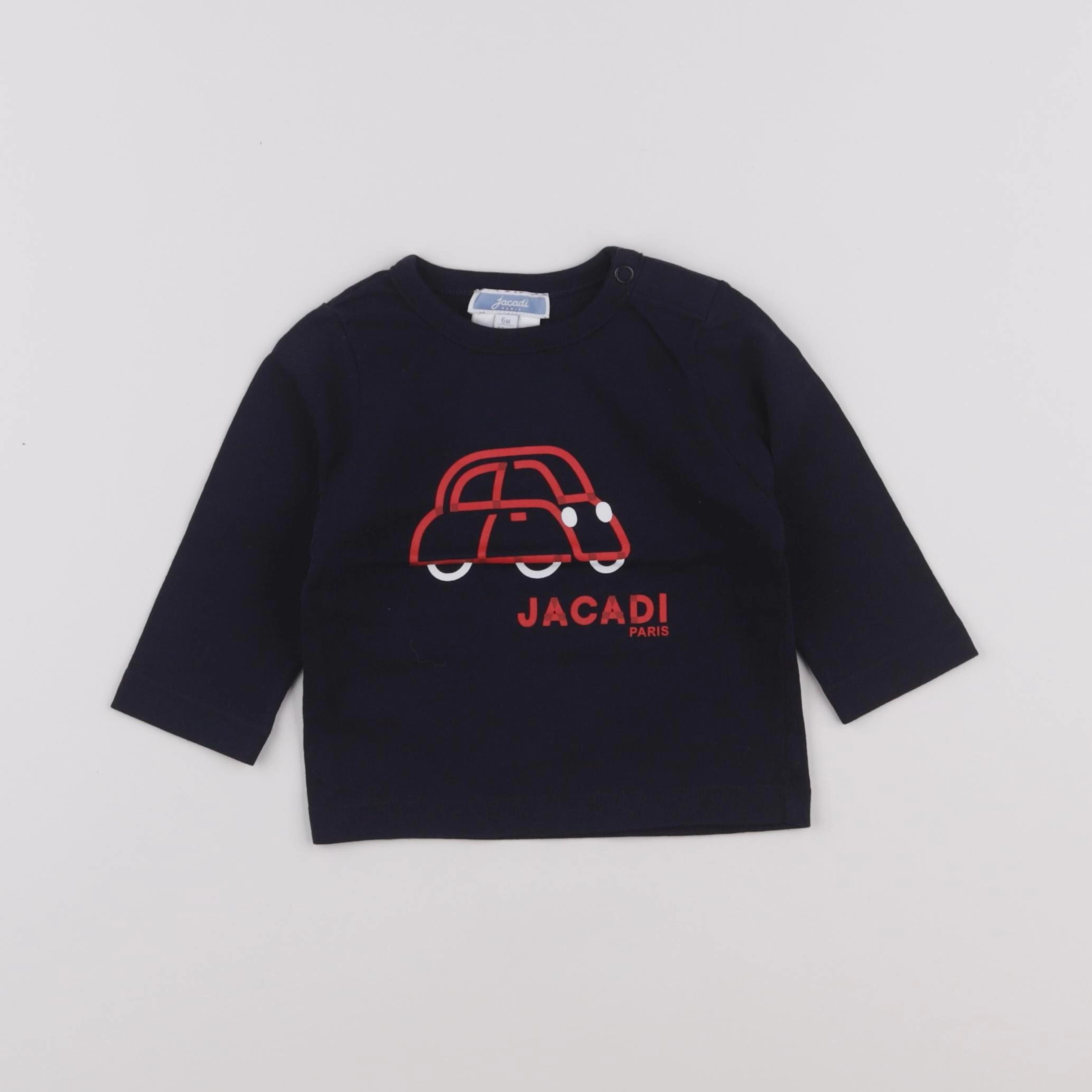 Jacadi - tee-shirt bleu - 6 mois