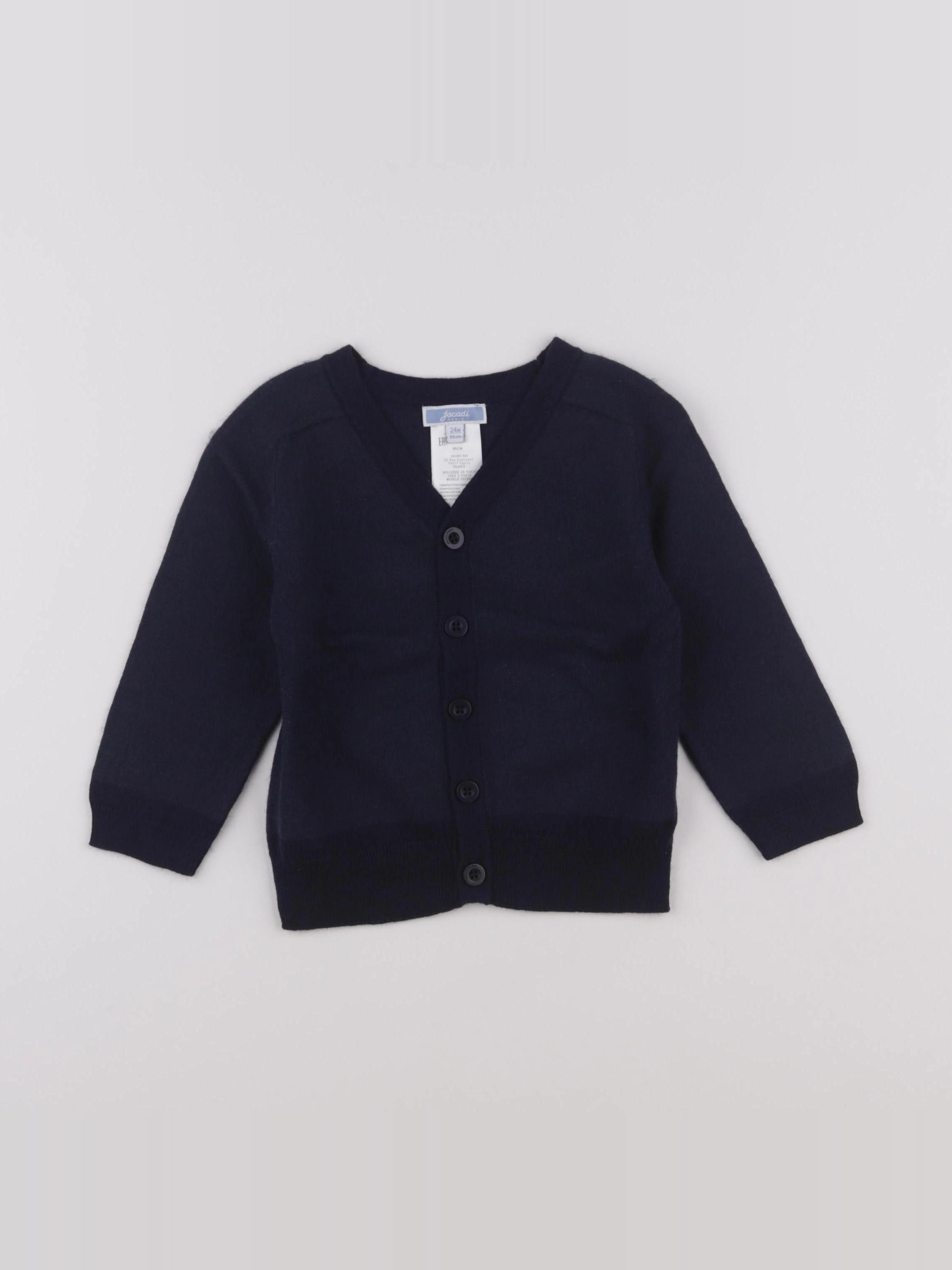 Jacadi - gilet bleu - 24 mois