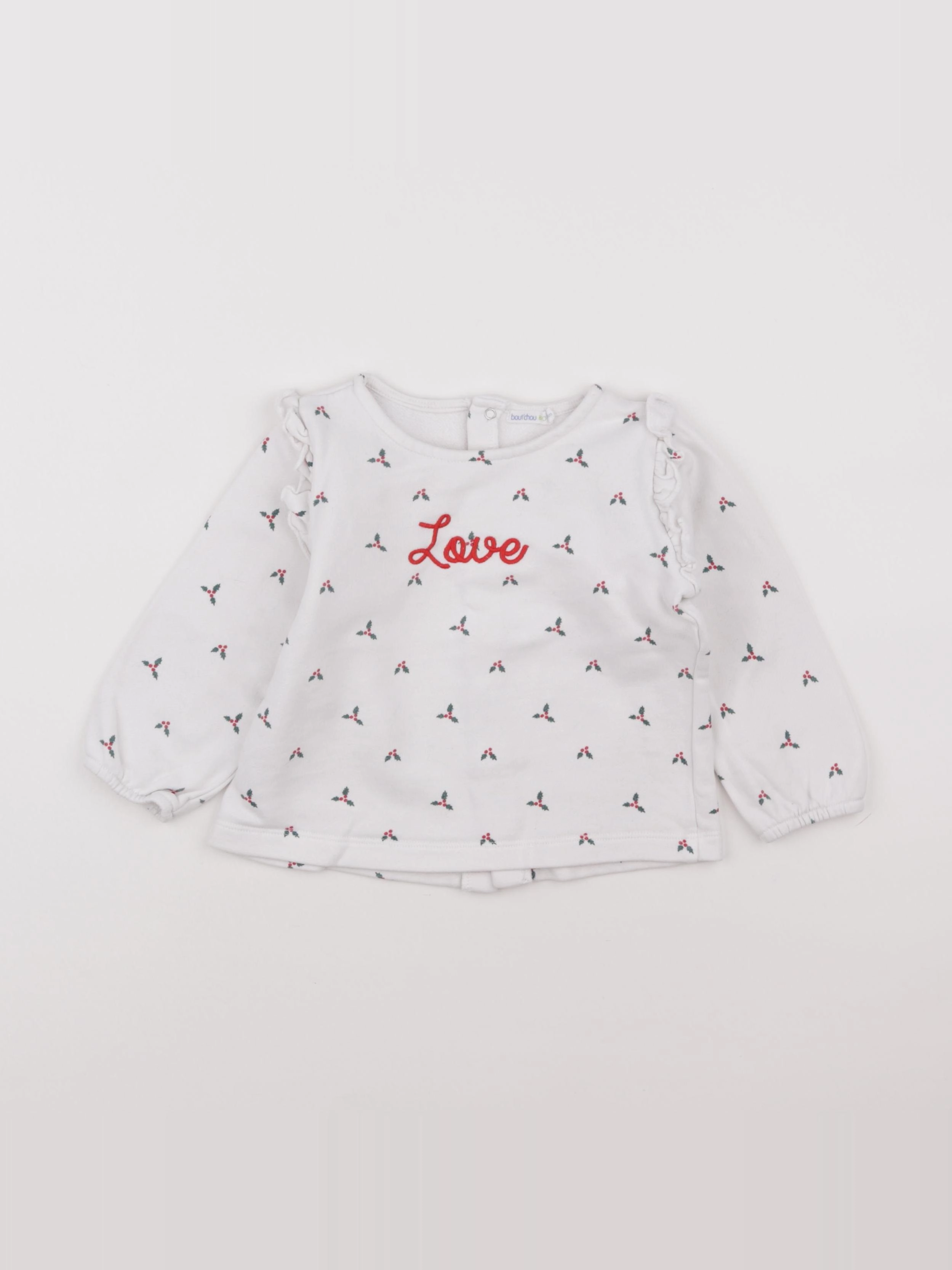 Boutchou - sweat multicolore - 24 mois