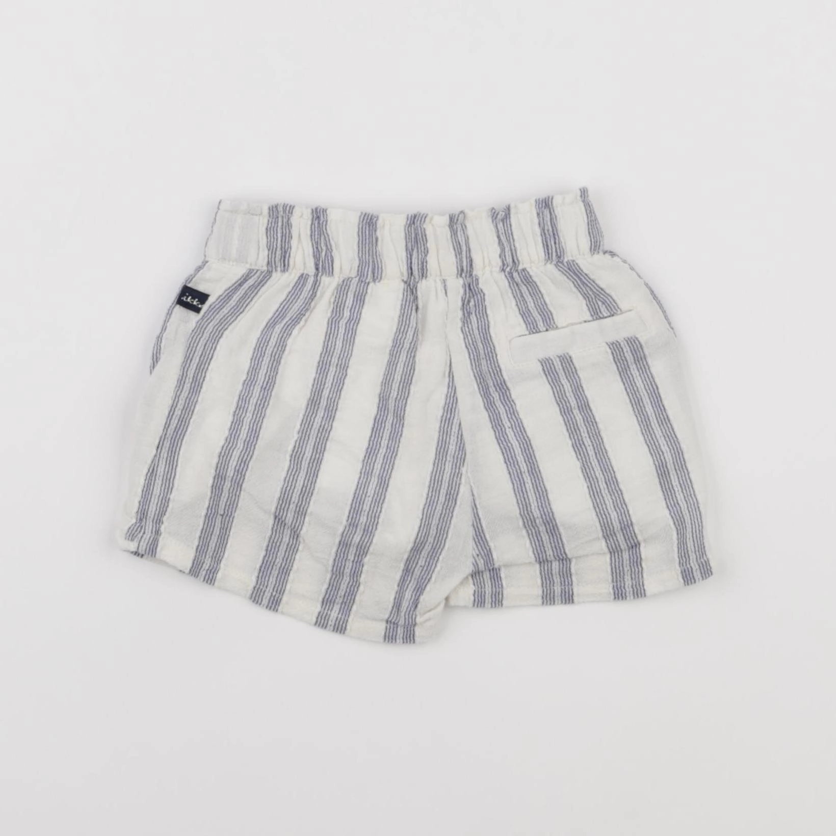 IKKS - short bleu - 12 mois