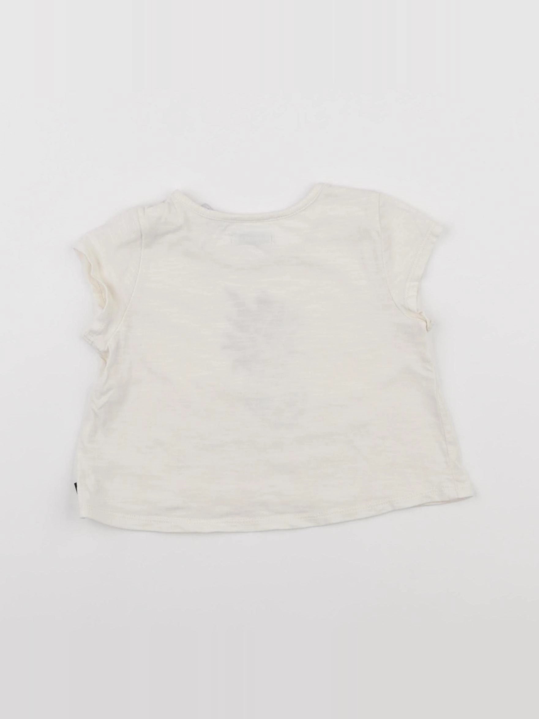 IKKS - tee-shirt beige - 12 mois