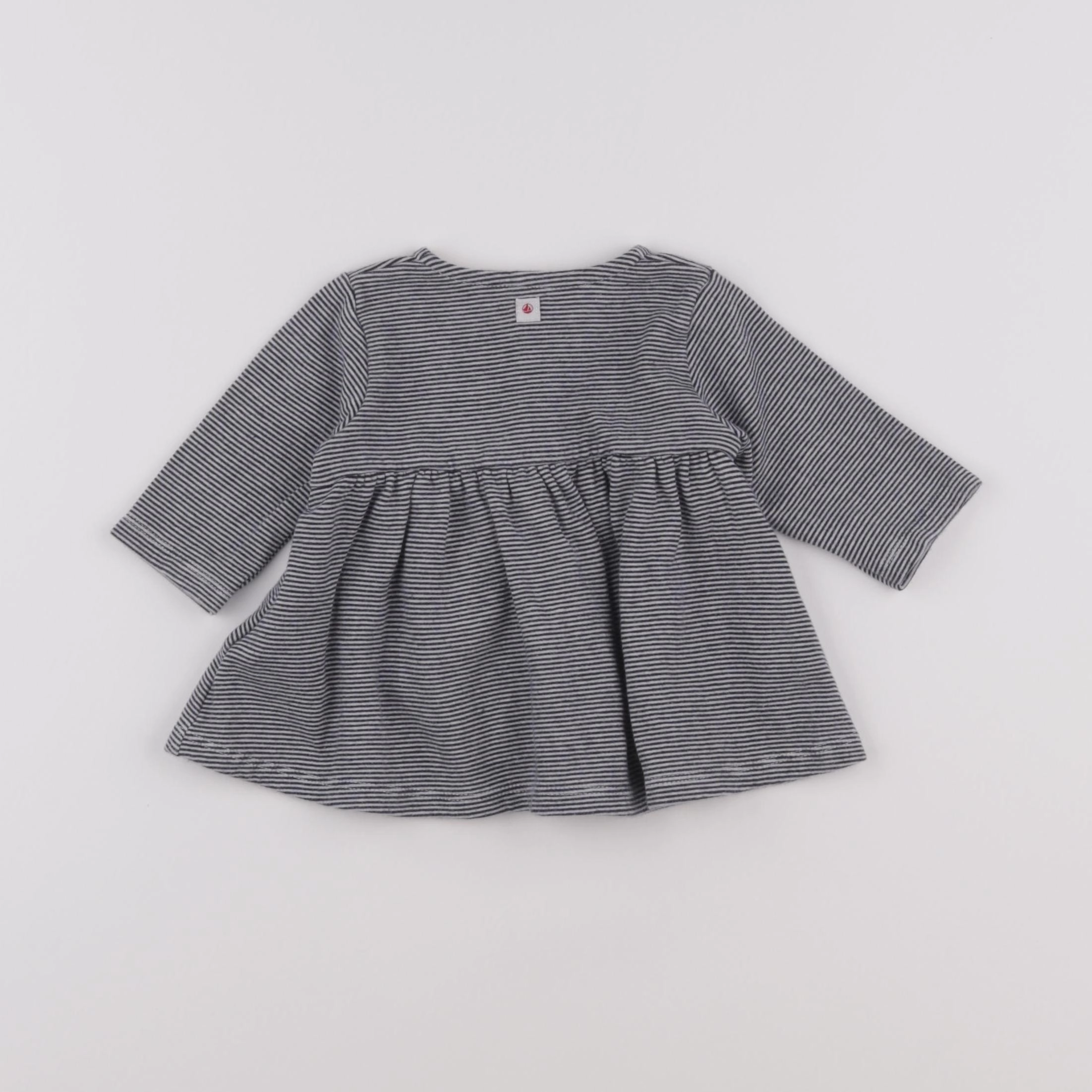 Petit Bateau - gilet bleu - 3 mois