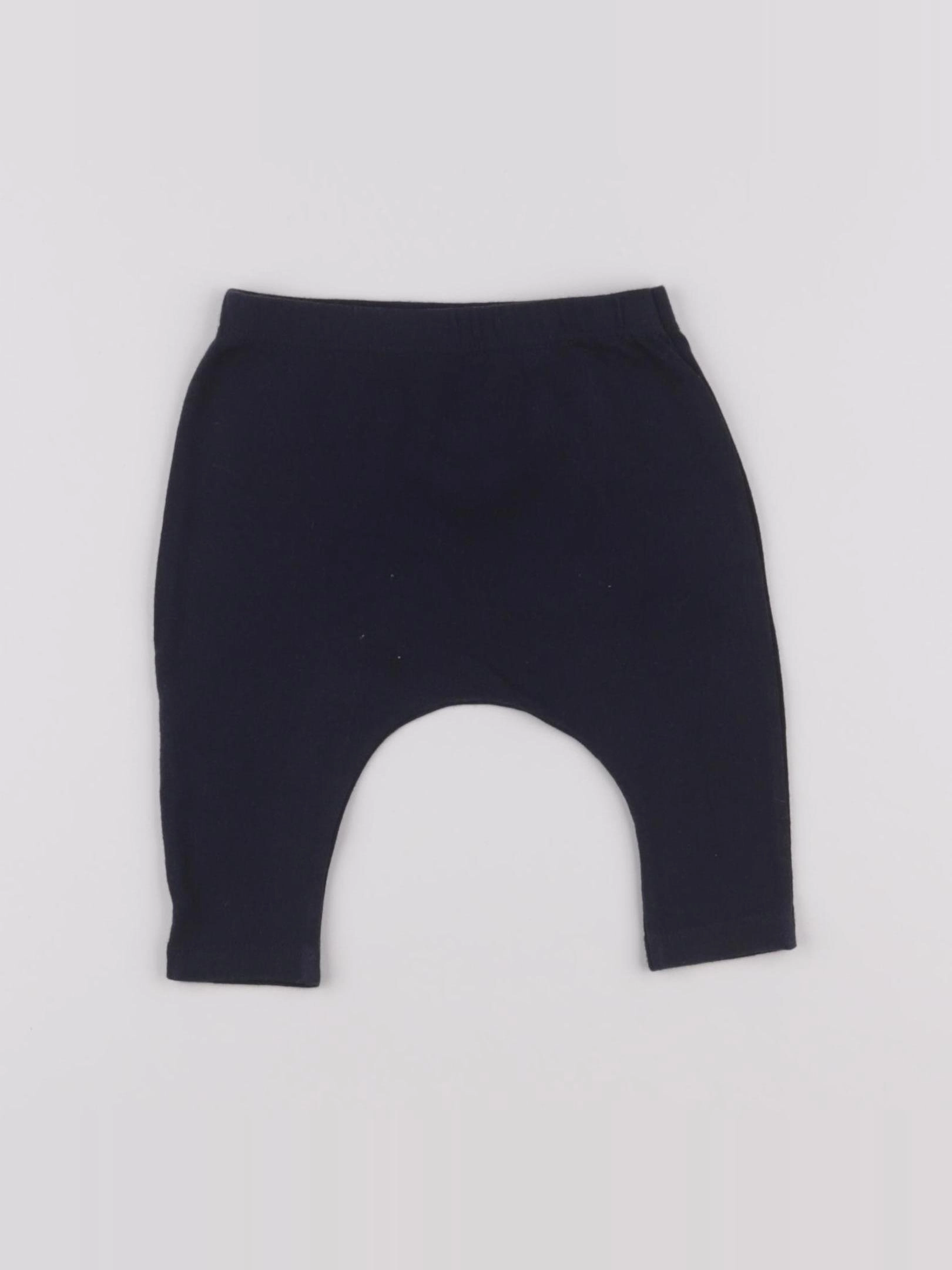 Petit Bateau - sarouel bleu - 3 mois