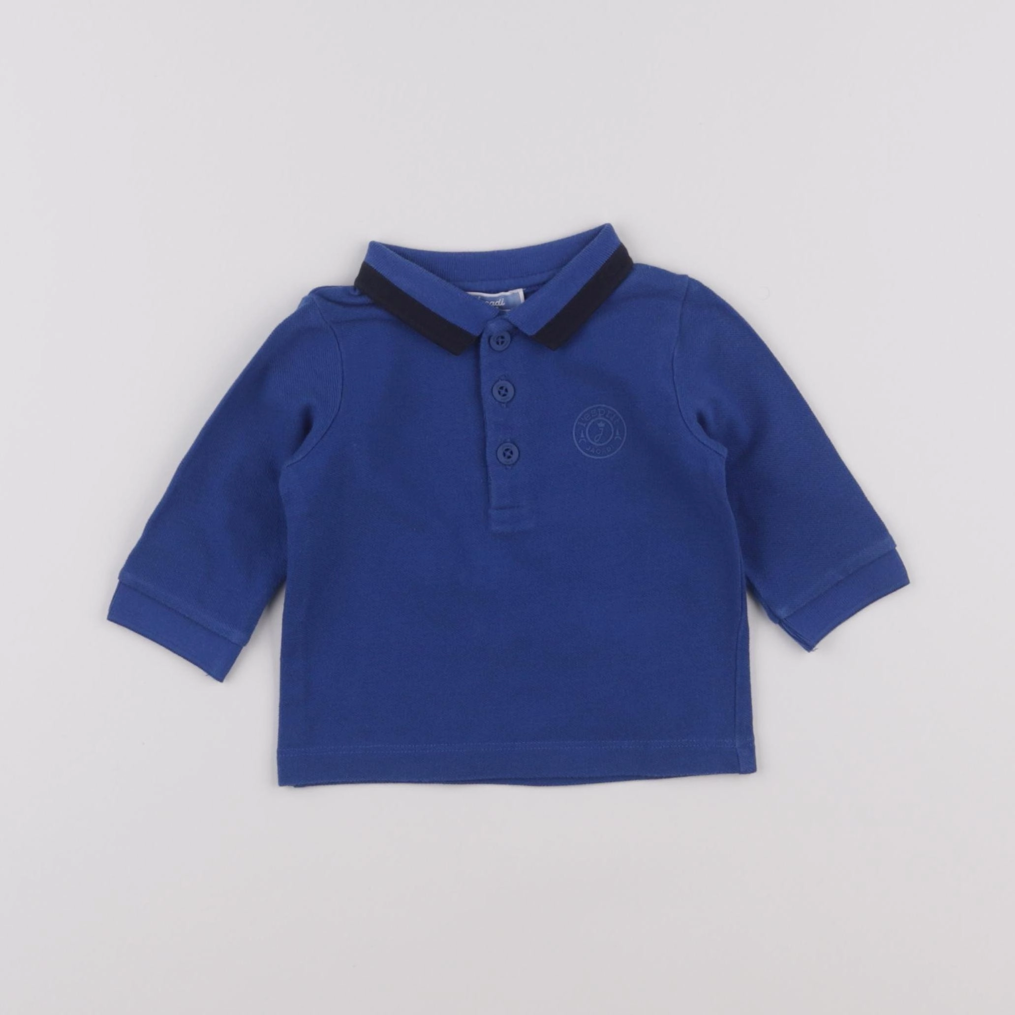 Jacadi - polo bleu - 6 mois