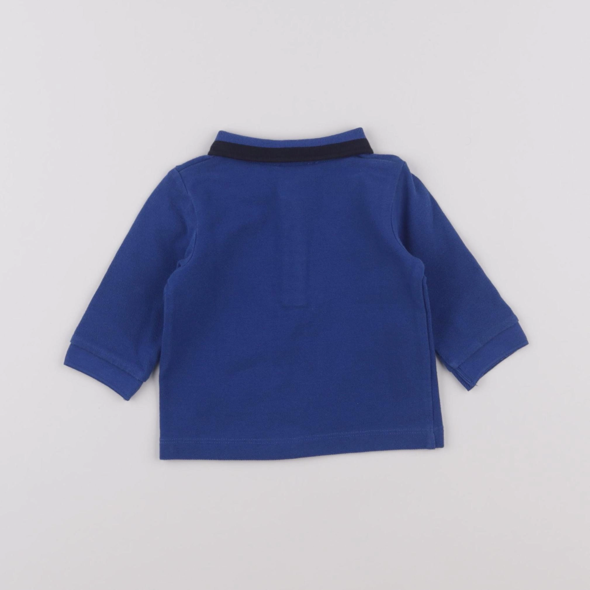 Jacadi - polo bleu - 6 mois