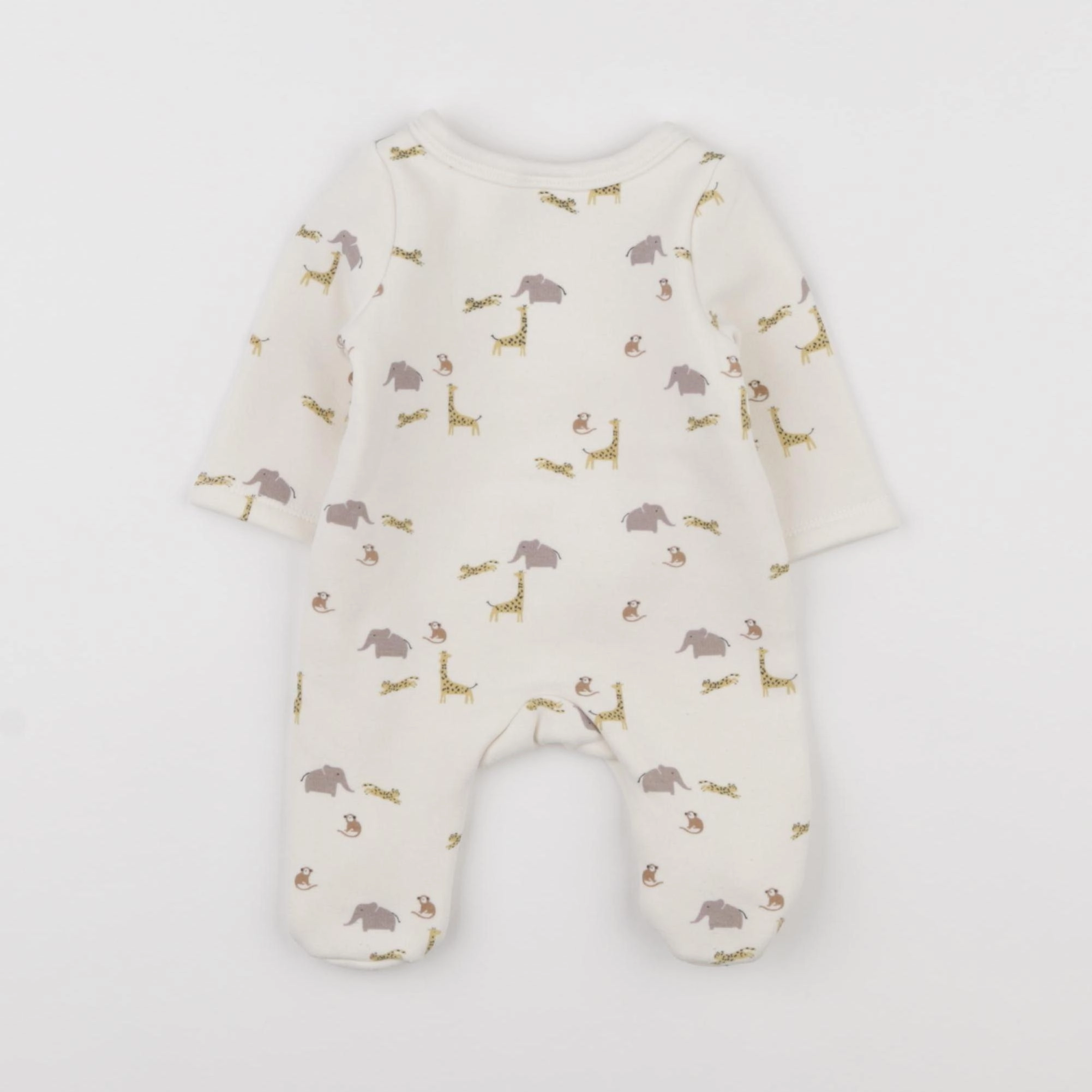 Tape à l'oeil - pyjama coton beige - 0 mois