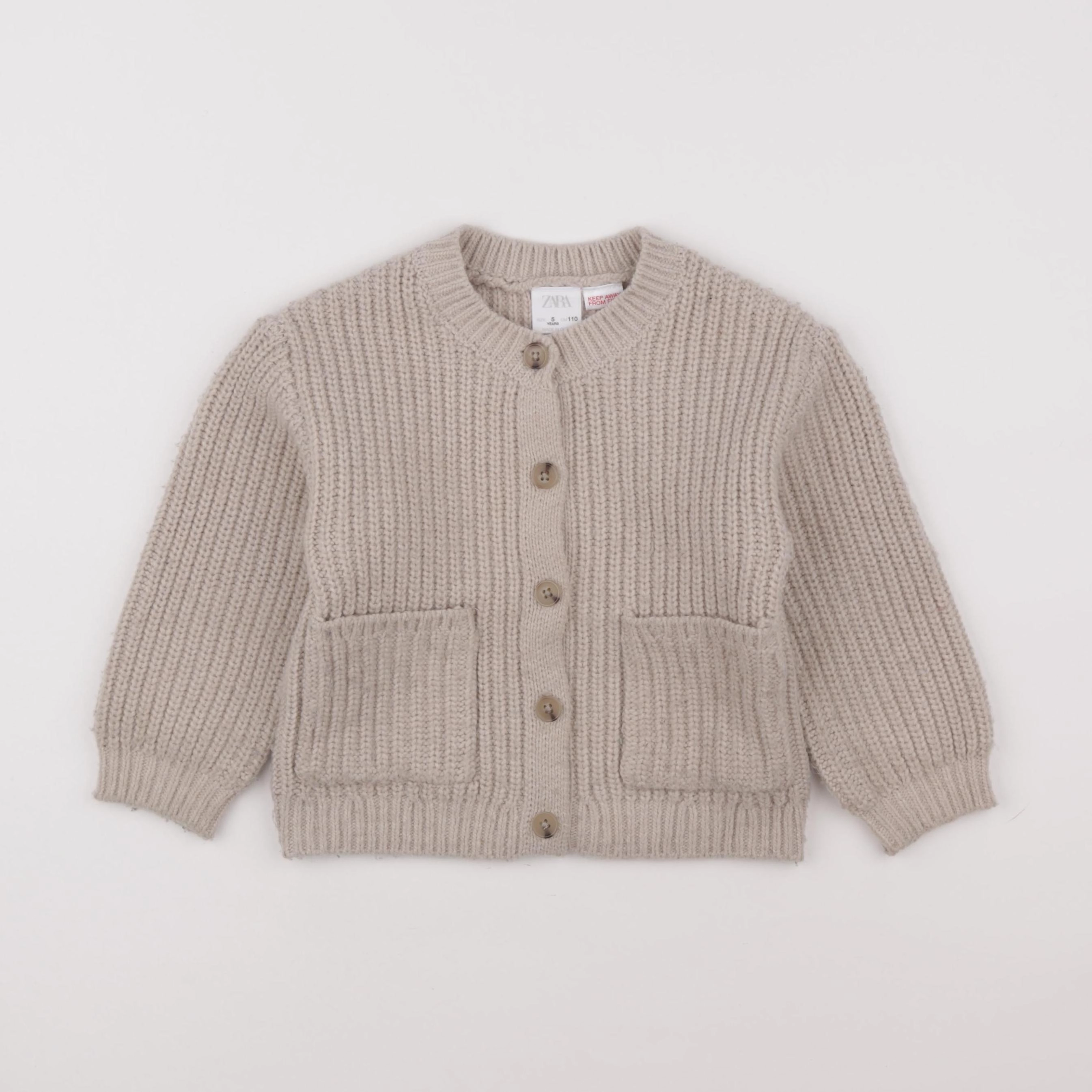 Zara - pull beige - 5 ans