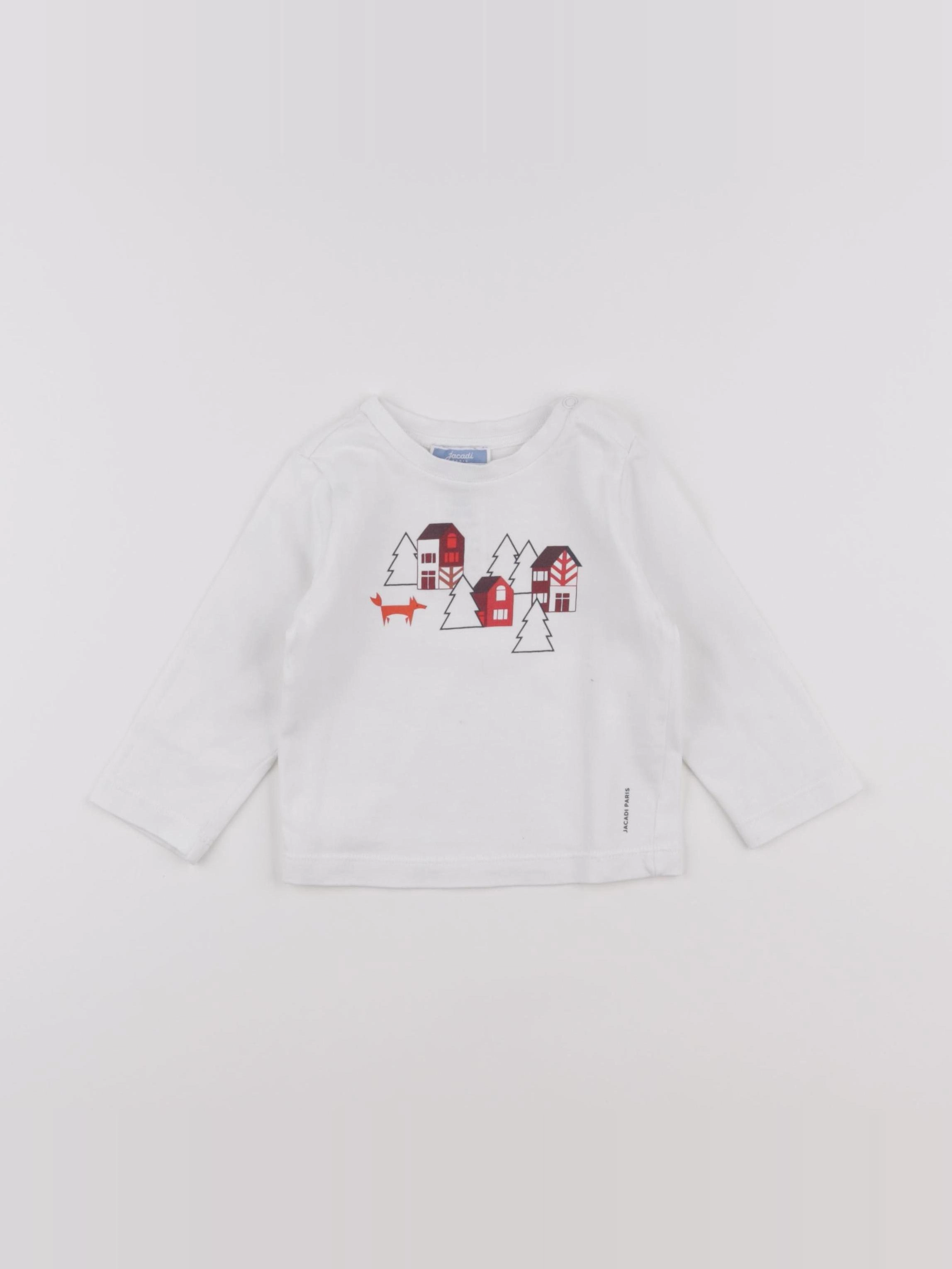 Jacadi - tee-shirt blanc - 12 mois