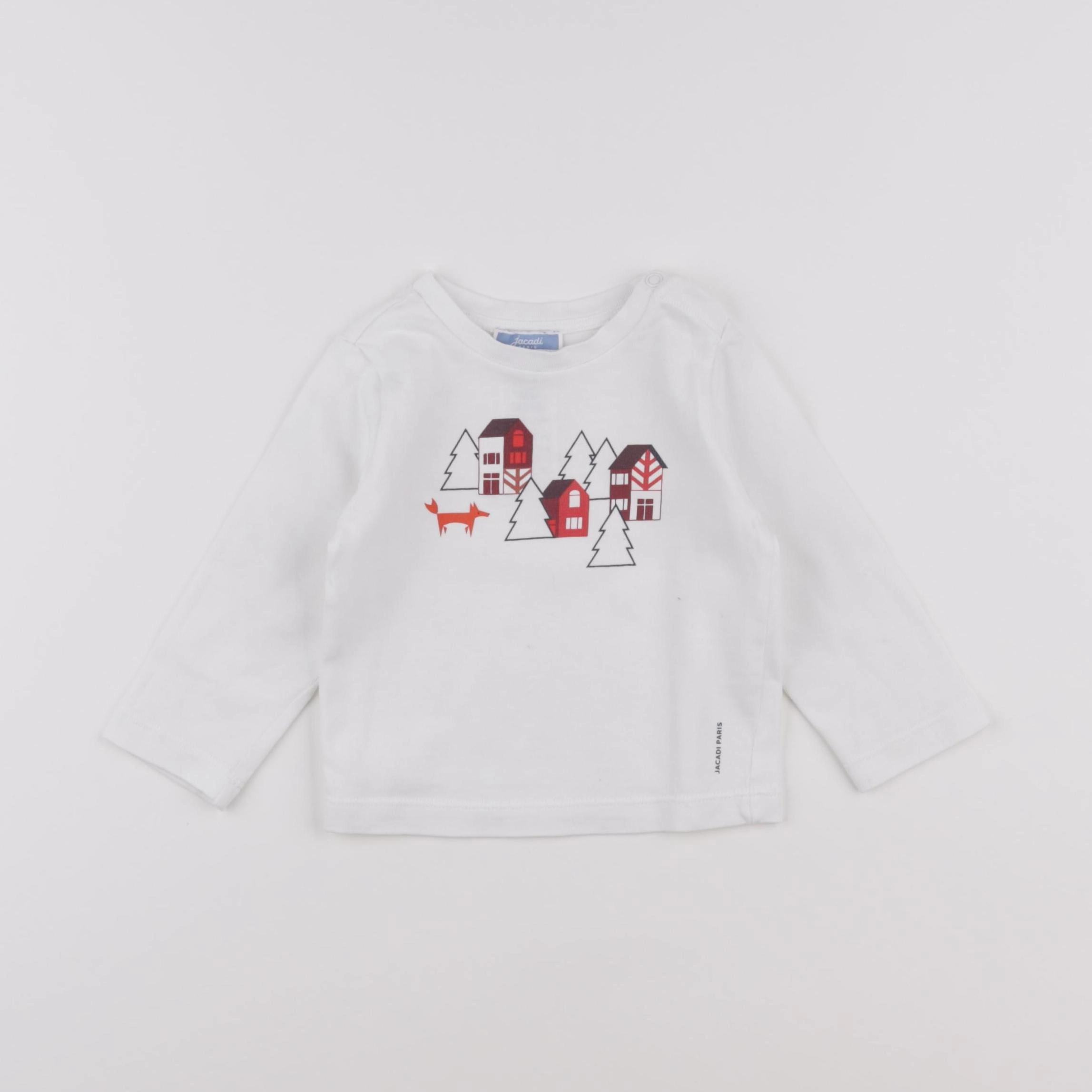 Jacadi - tee-shirt blanc - 12 mois