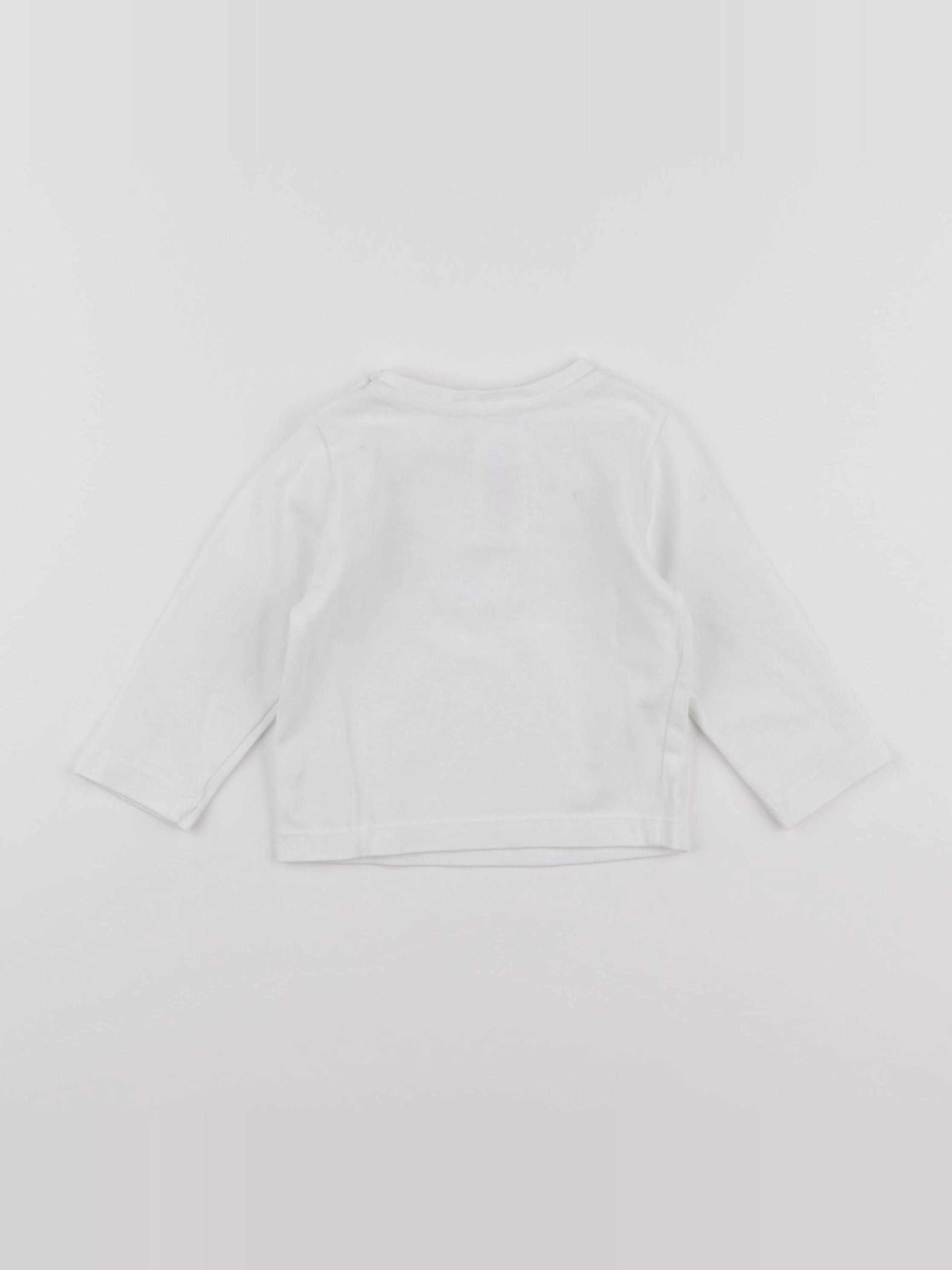 Jacadi - tee-shirt blanc - 12 mois