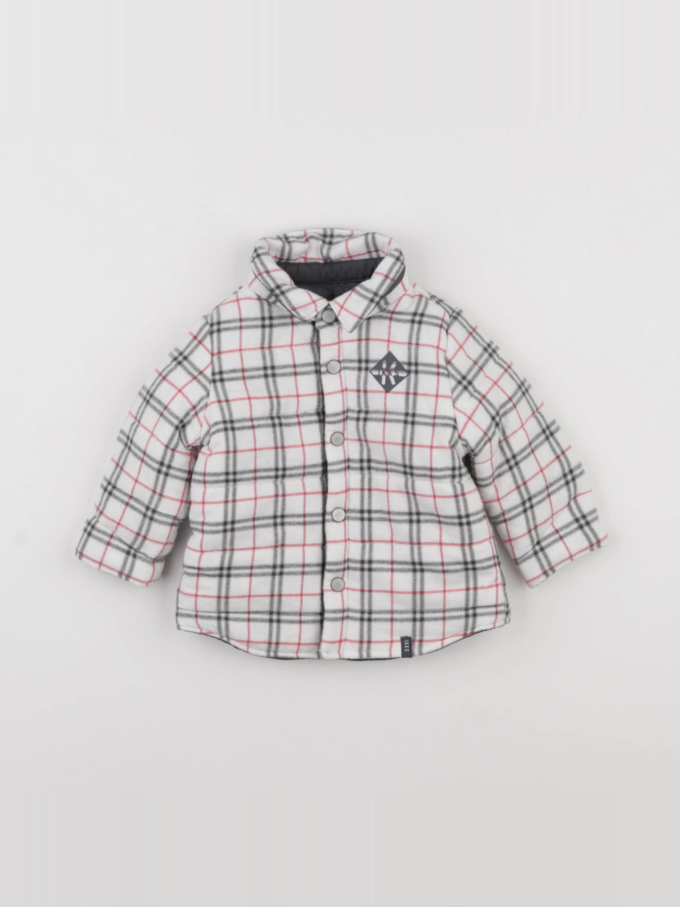 IKKS - veste réversible blanc - 6 mois