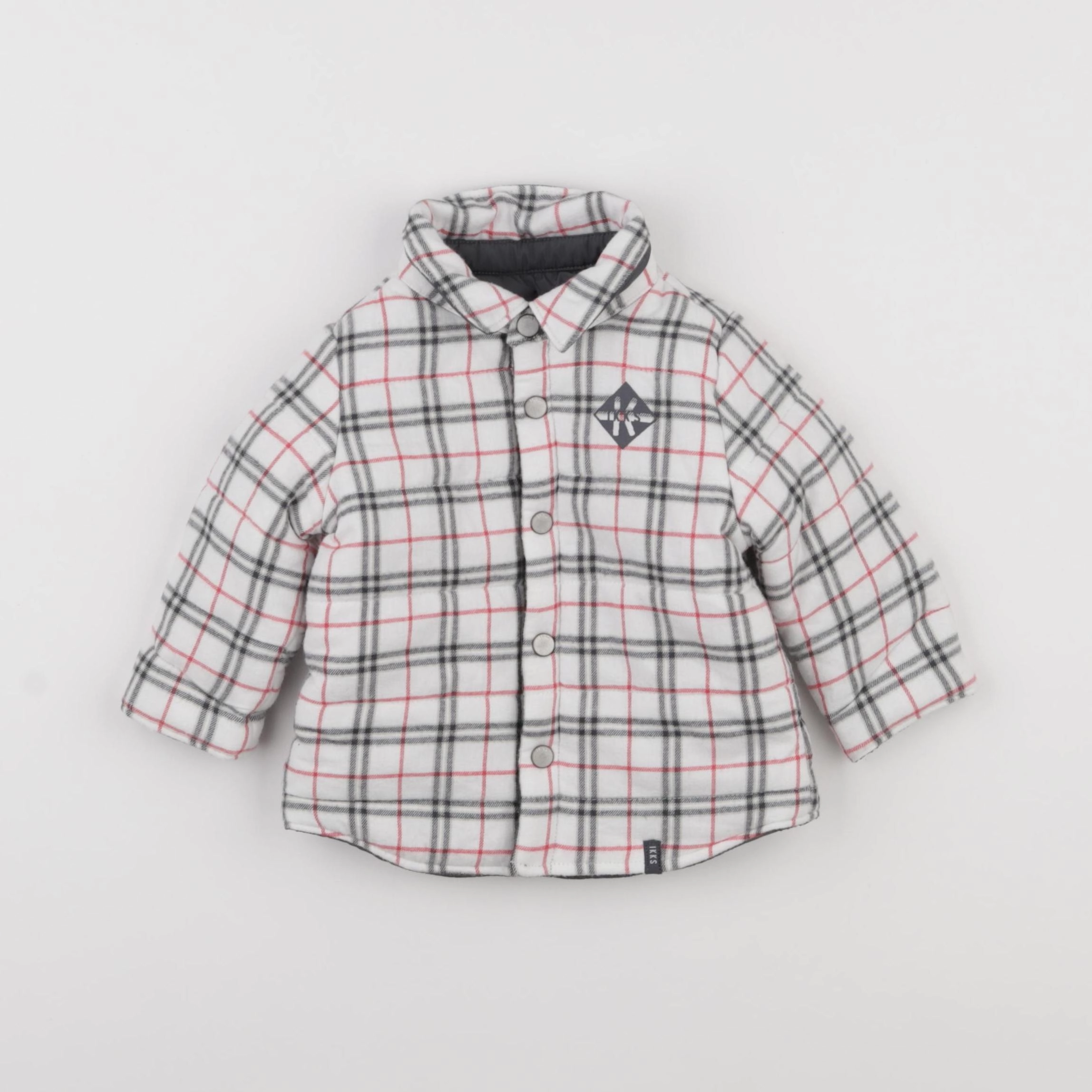 IKKS - veste réversible blanc - 6 mois