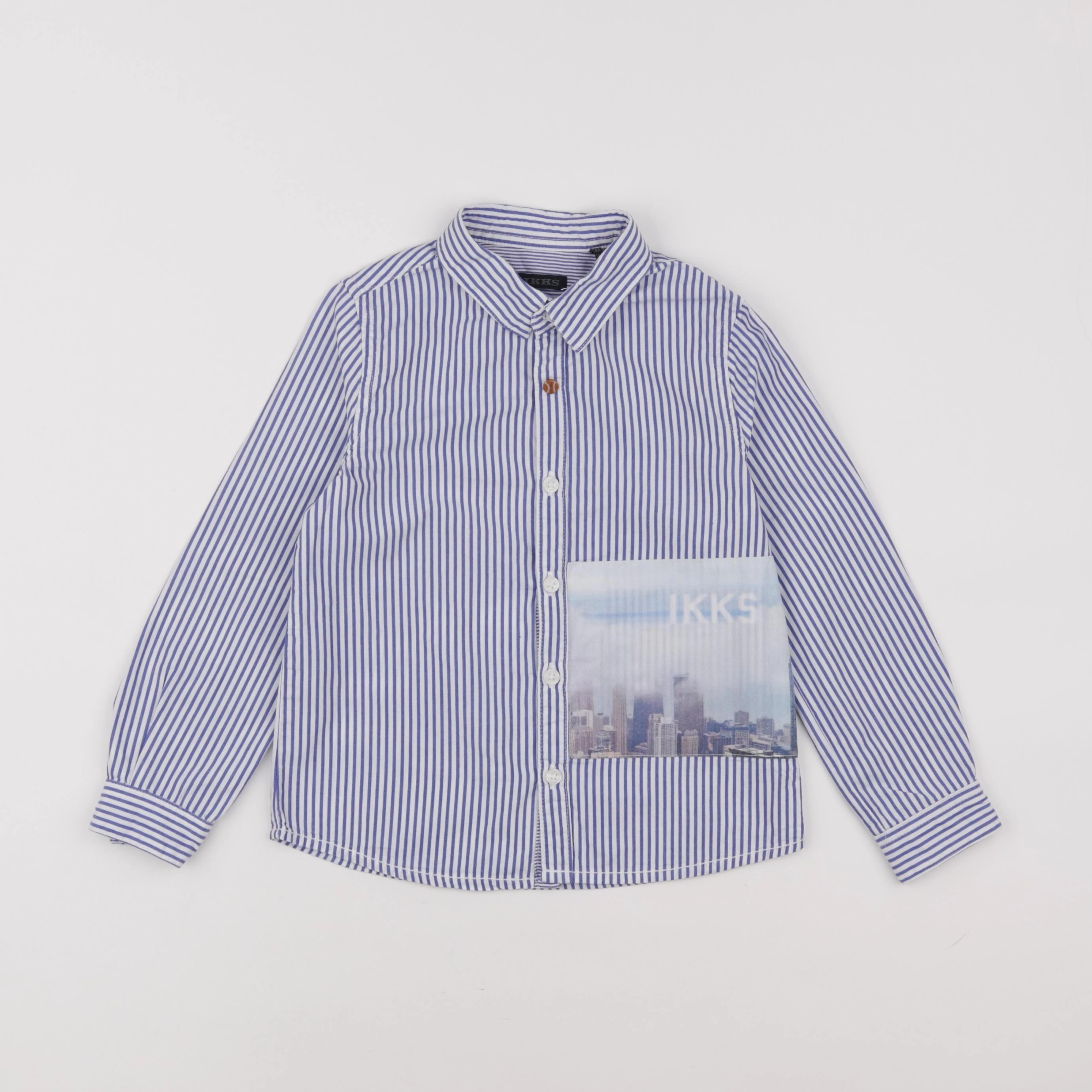 IKKS - chemise bleu - 4 ans