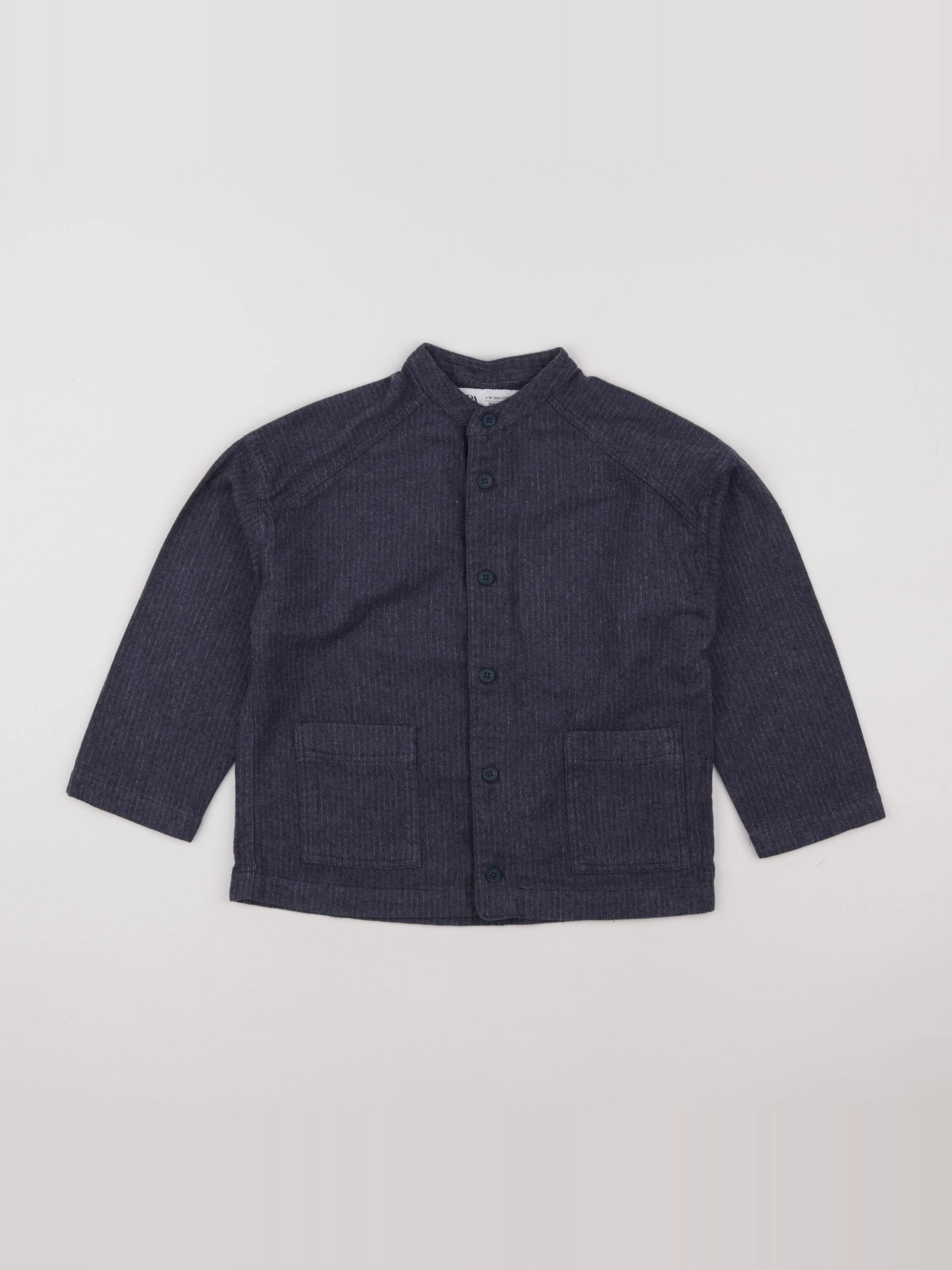 Zara - chemise bleu - 7 ans