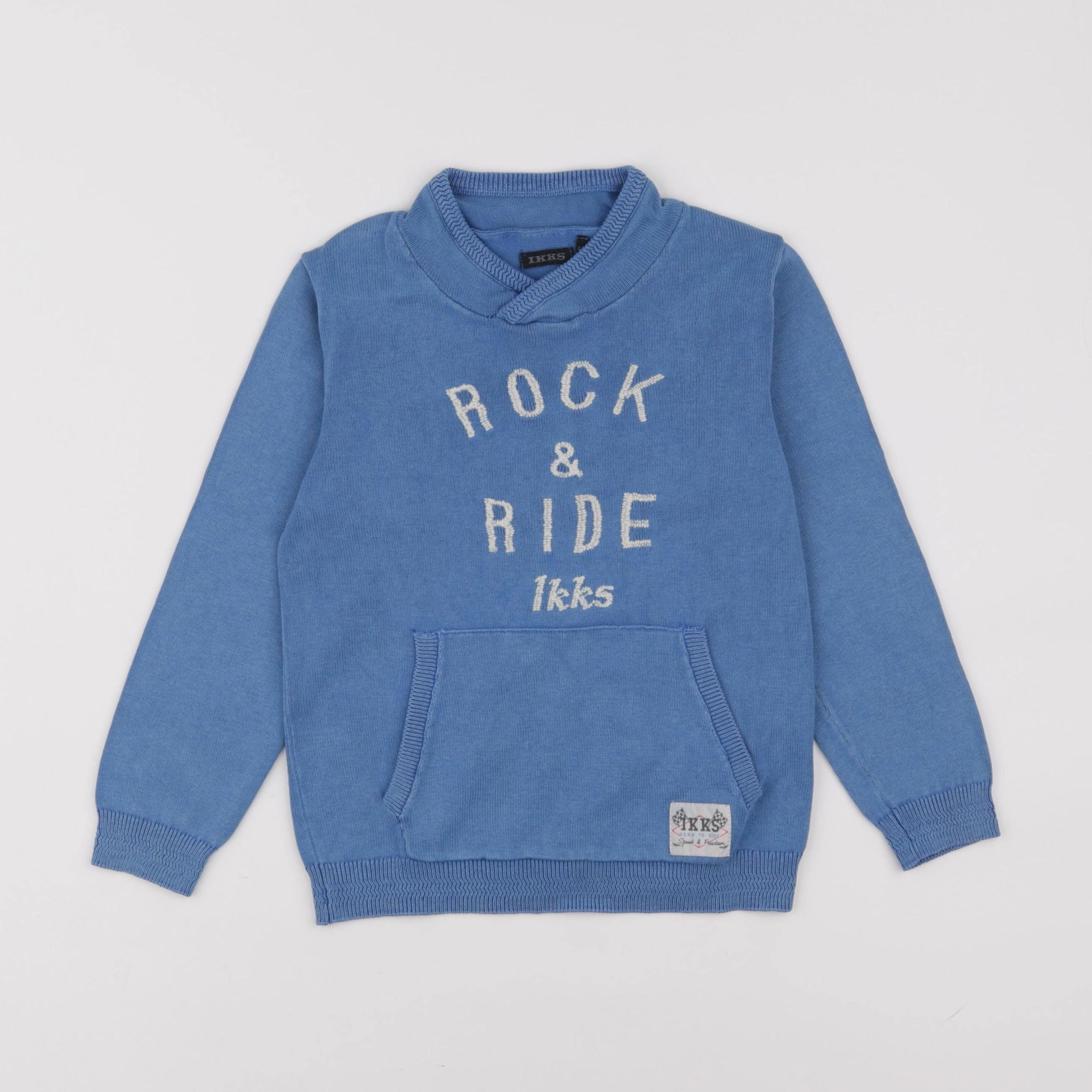 IKKS - pull bleu - 4 ans