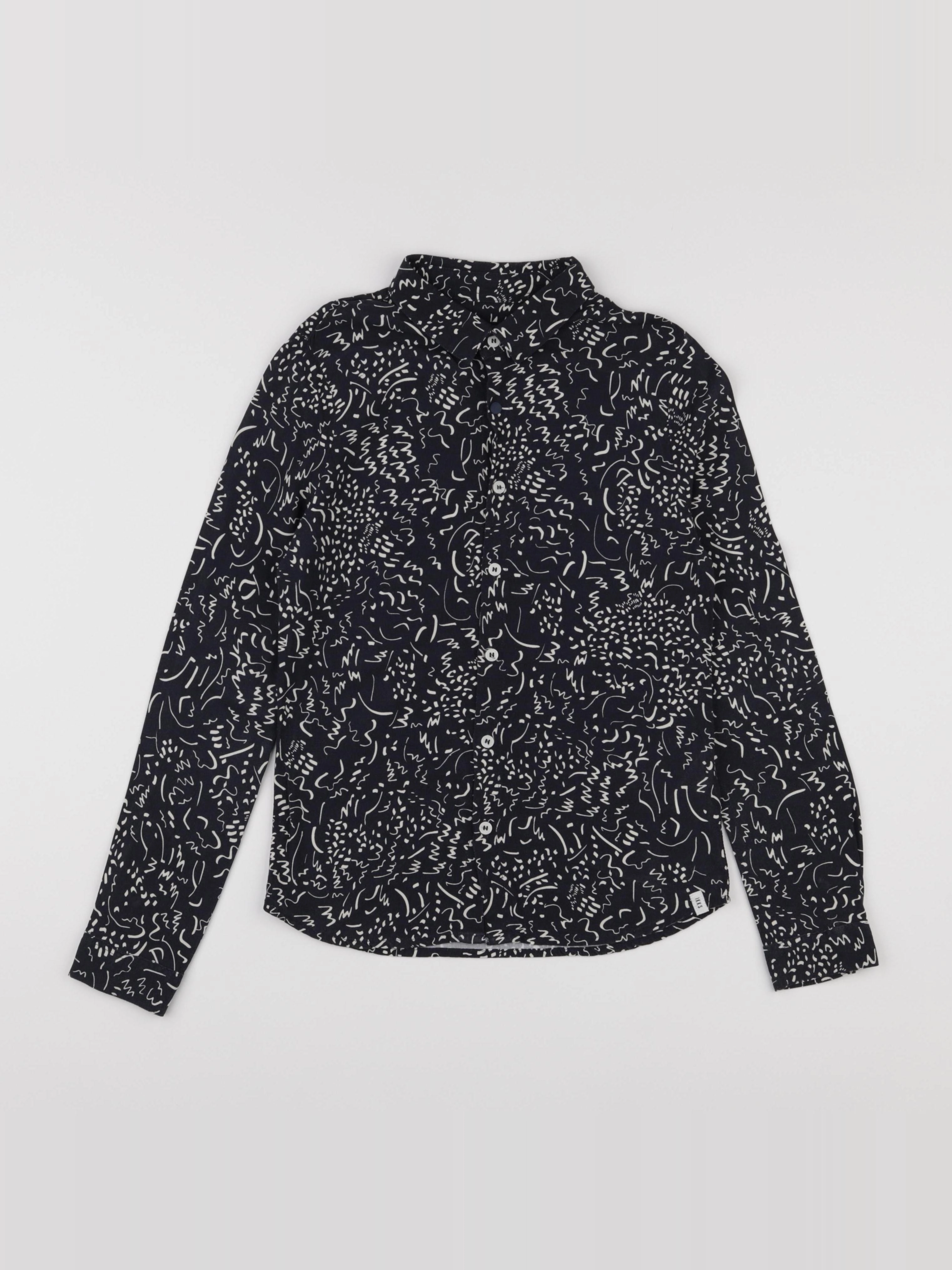 IKKS - chemise noir - 10 ans