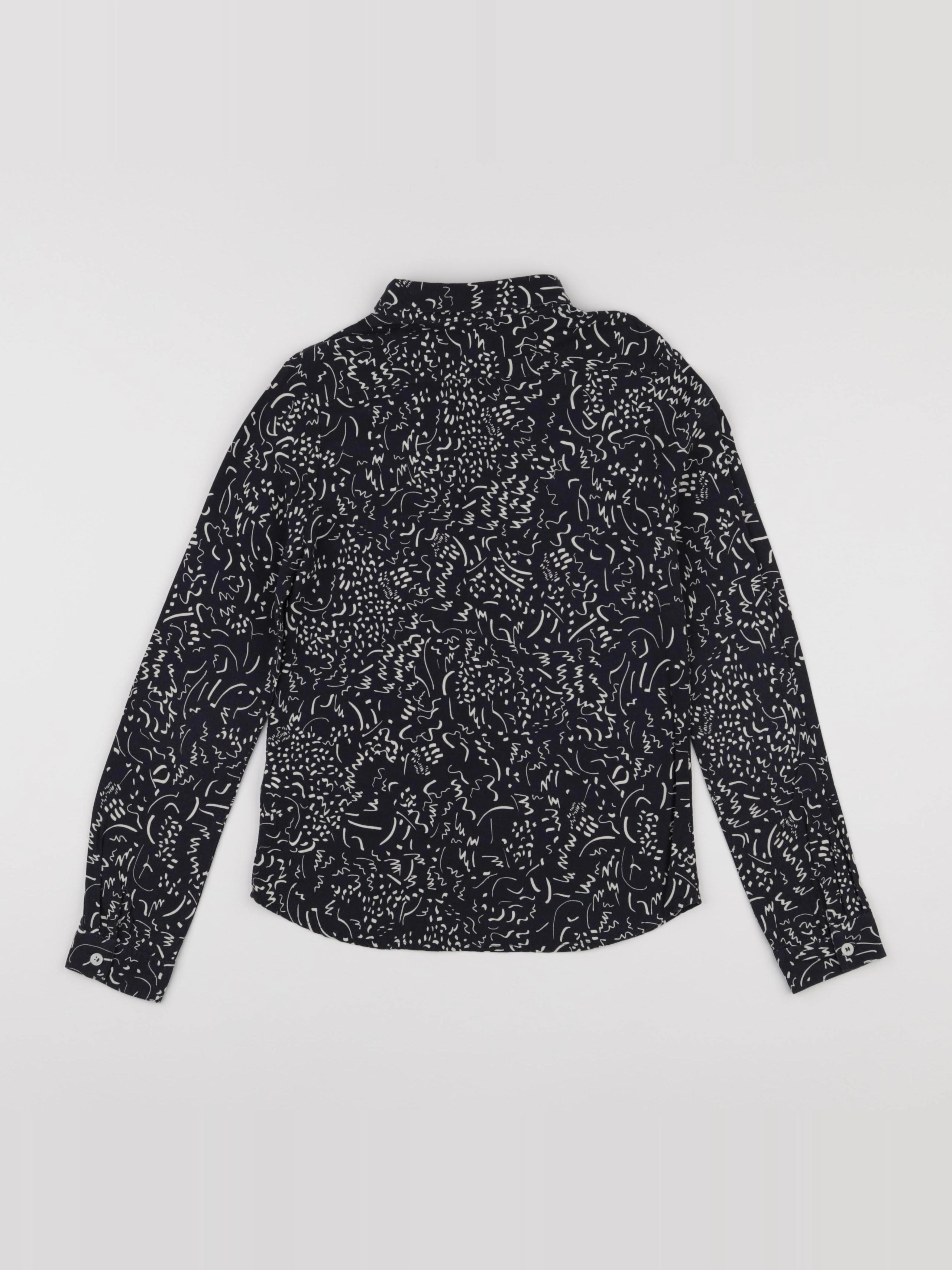 IKKS - chemise noir - 10 ans