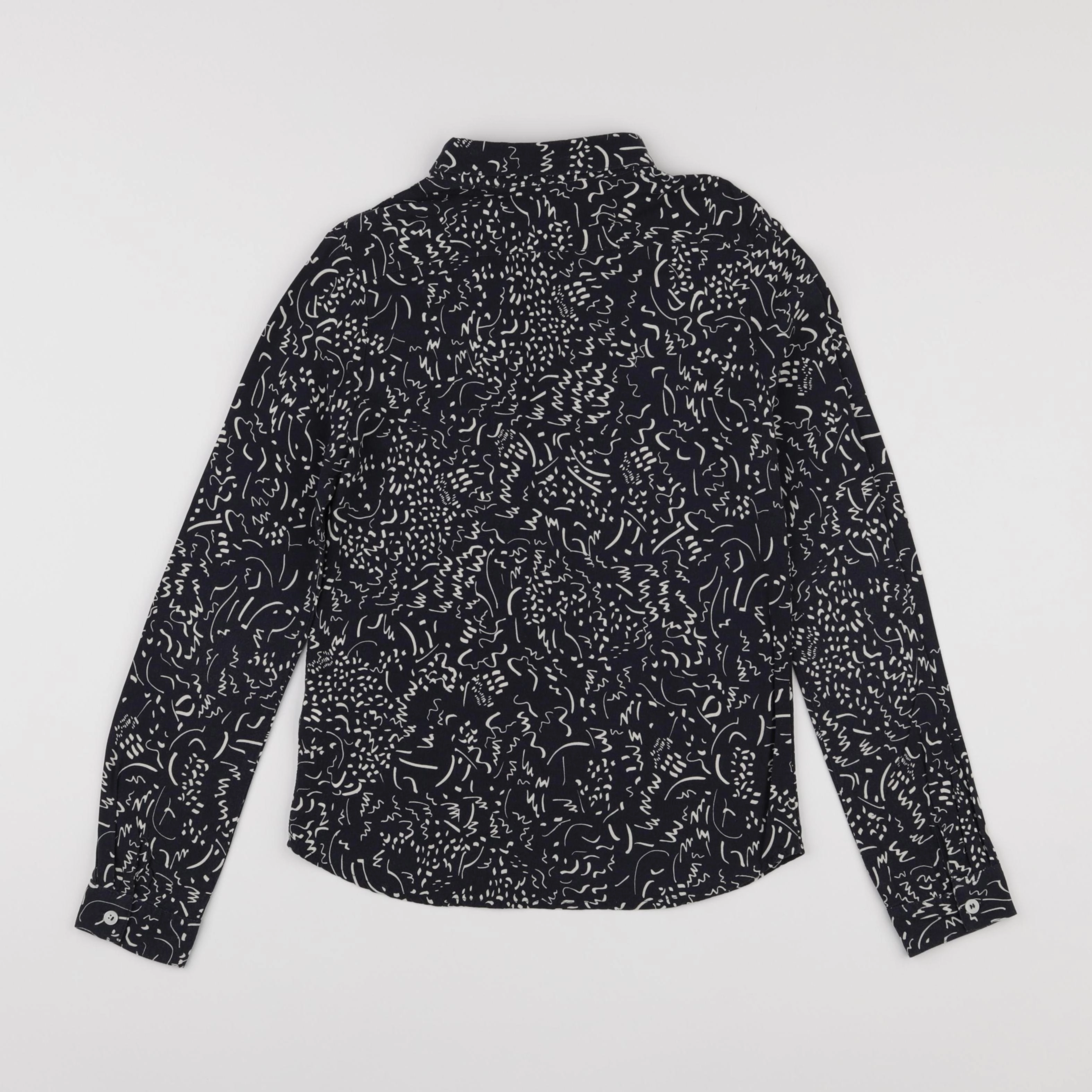 IKKS - chemise noir - 10 ans