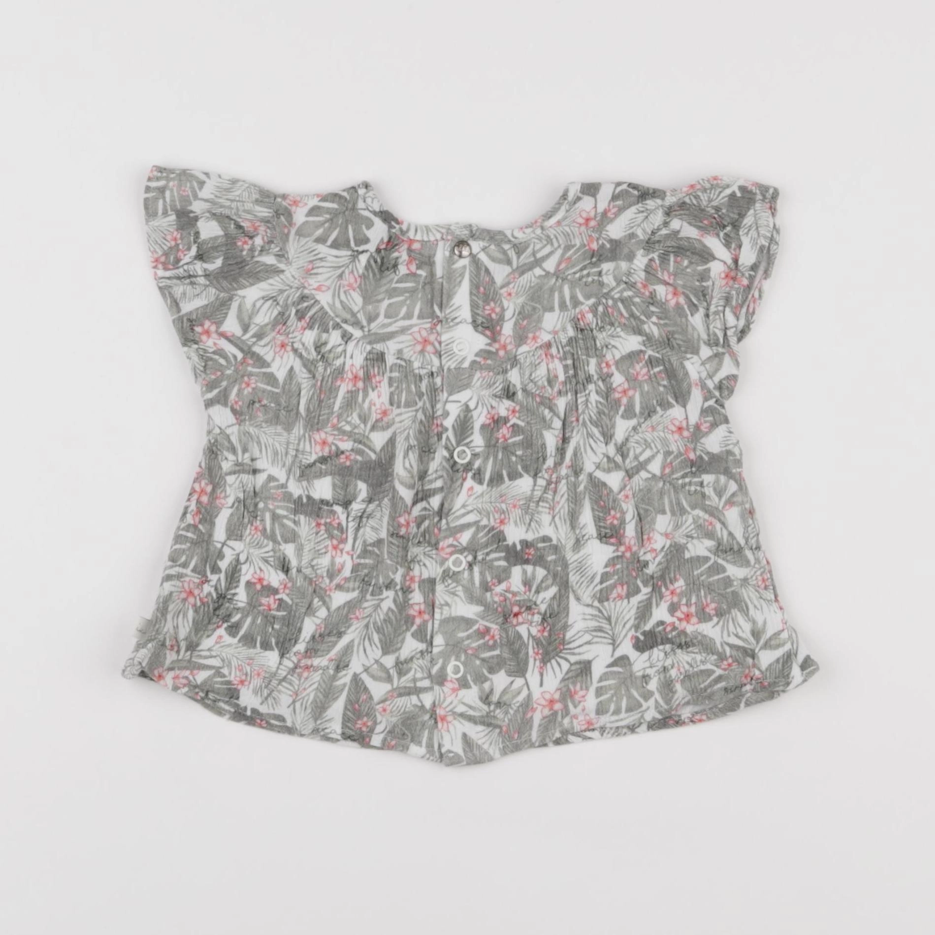 IKKS - blouse rose - 12 mois