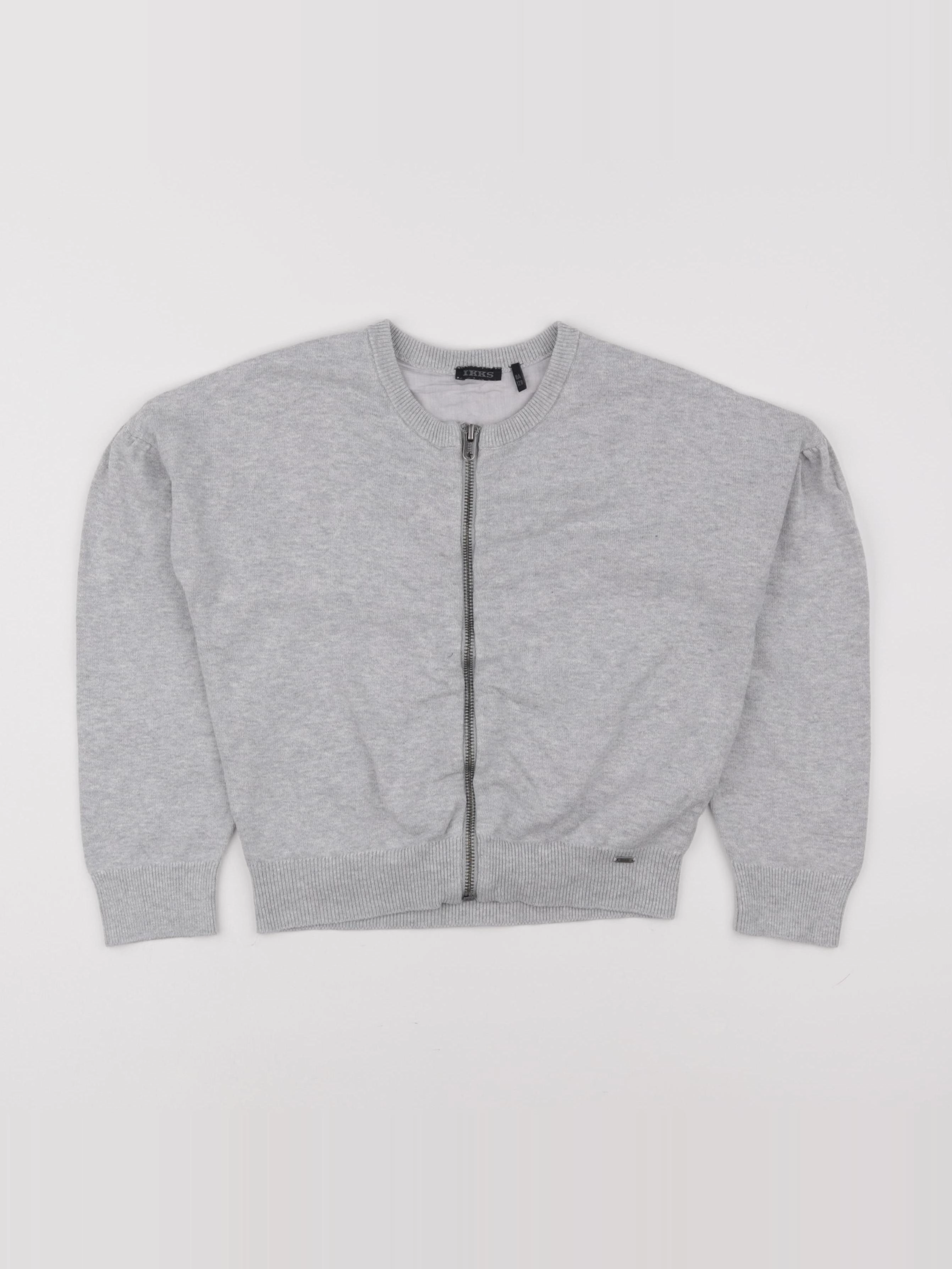 IKKS - gilet gris - 8 ans