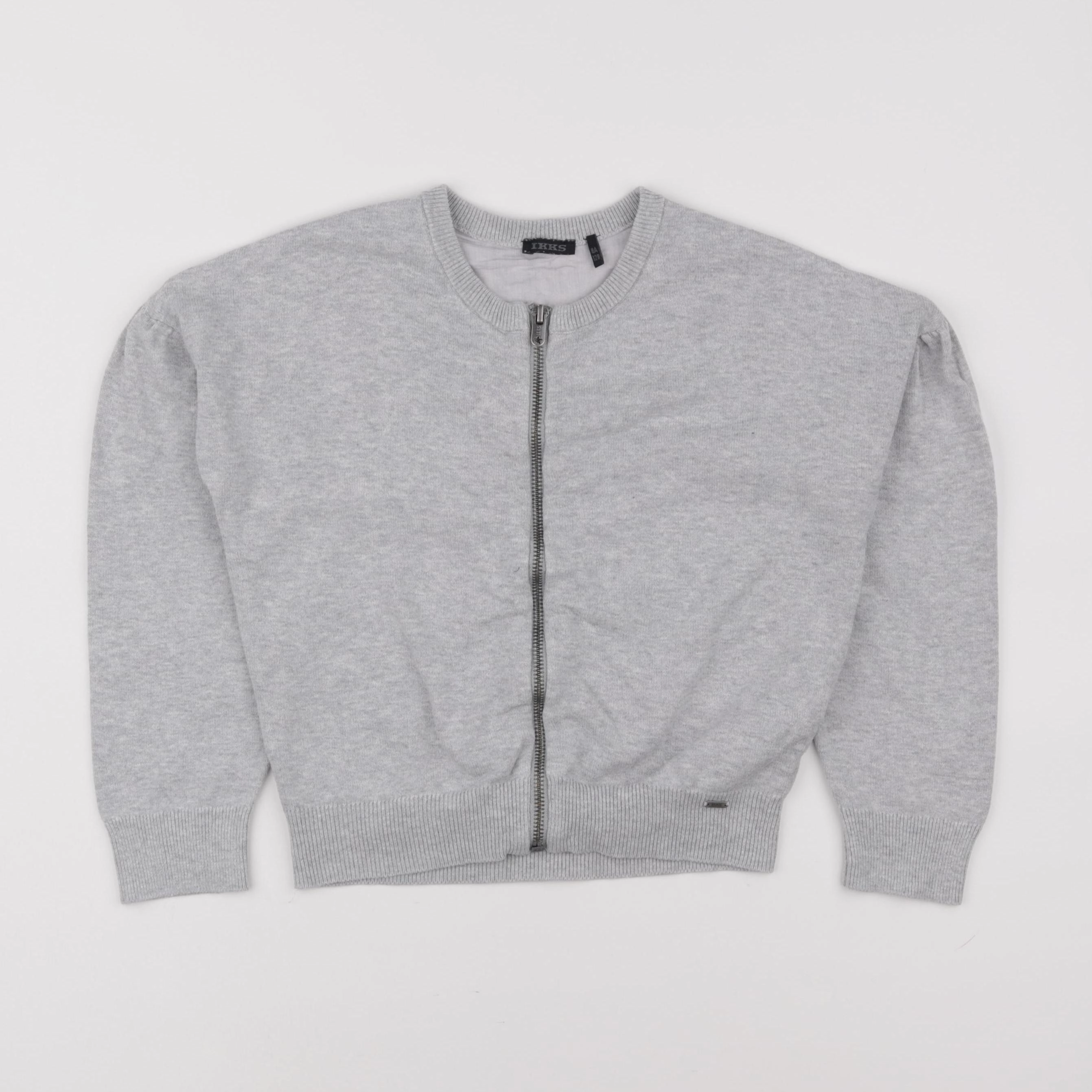 IKKS - gilet gris - 8 ans