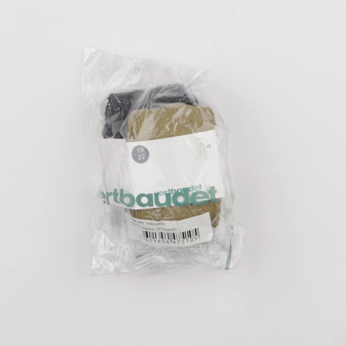 Vertbaudet - lot de 2 collants jaune, gris - 1 an à 2 ans
