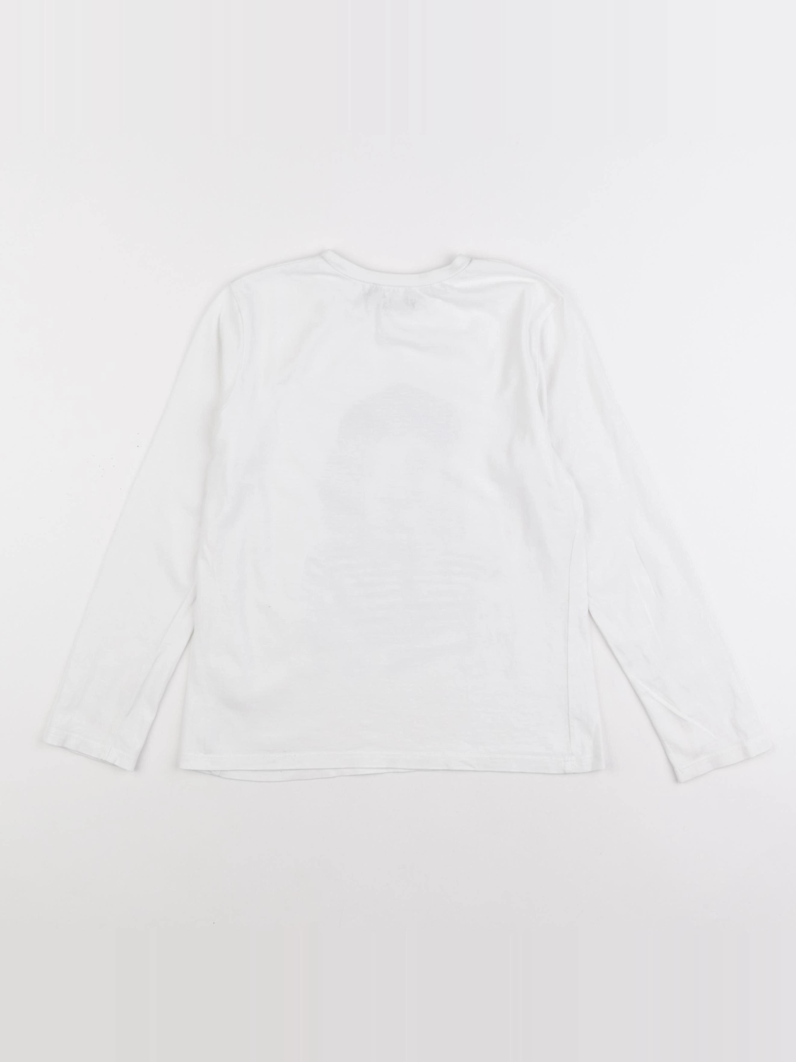 IKKS - tee-shirt blanc - 8 ans