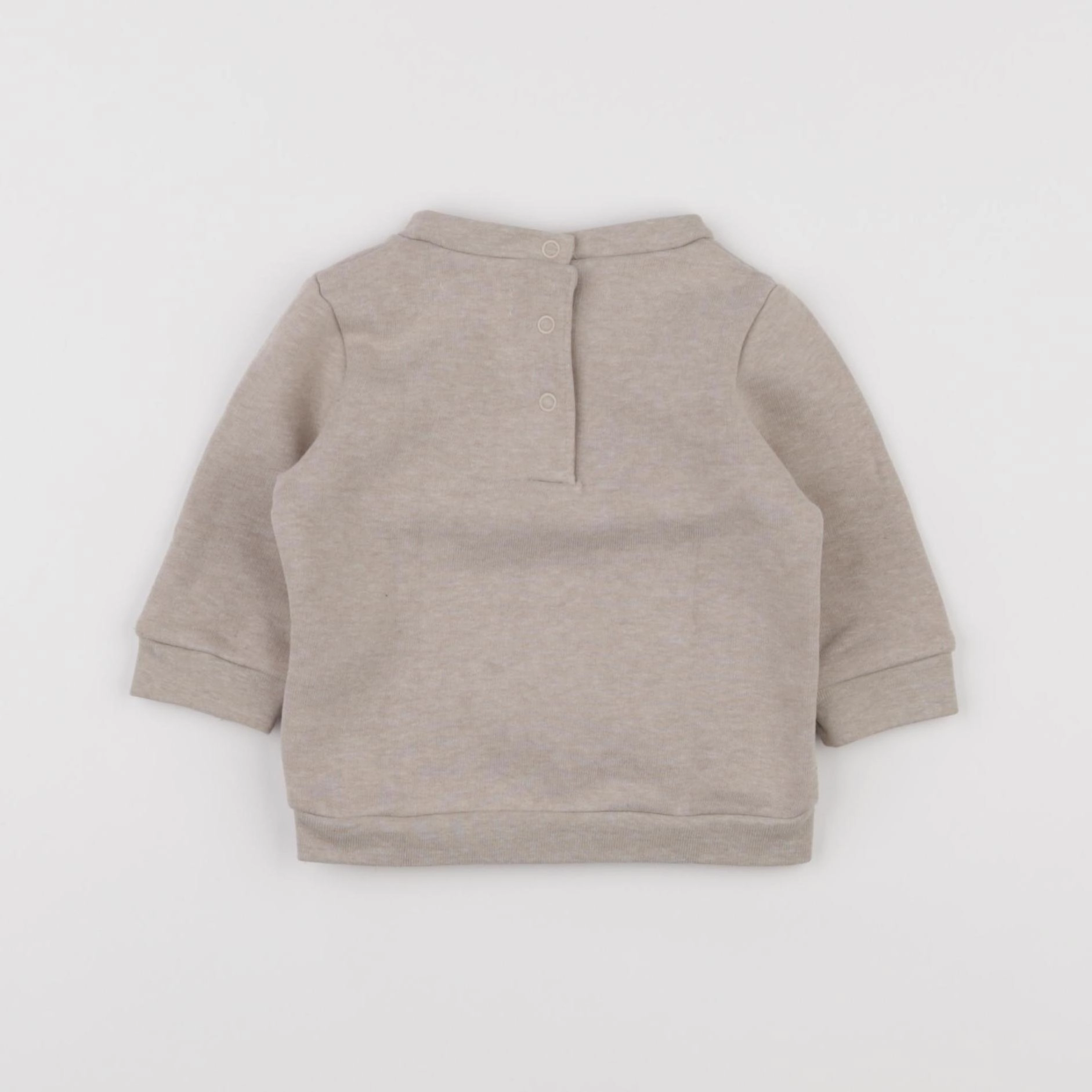Vertbaudet - sweat marron - 3 mois