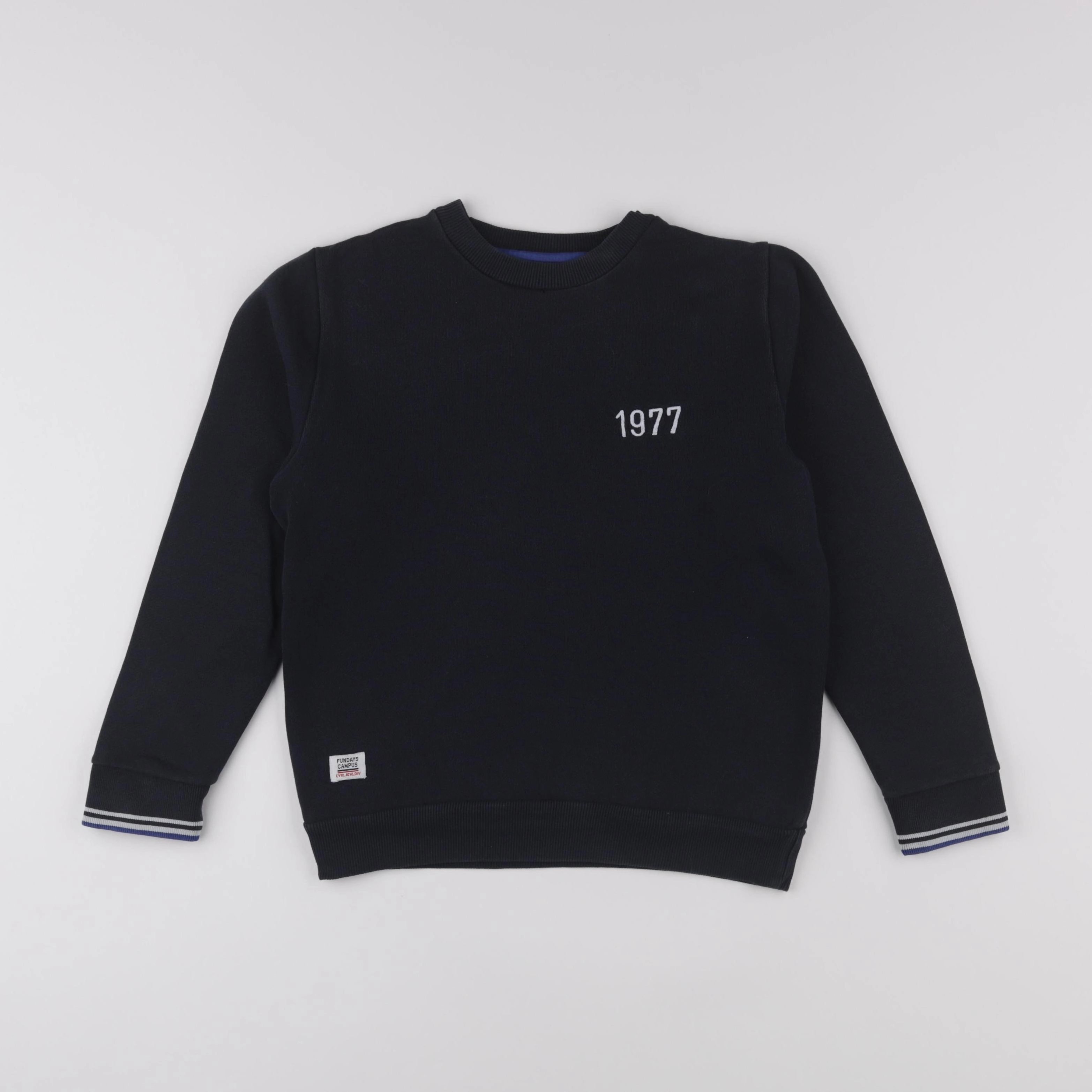 Cyrillus - sweat bleu - 8 ans