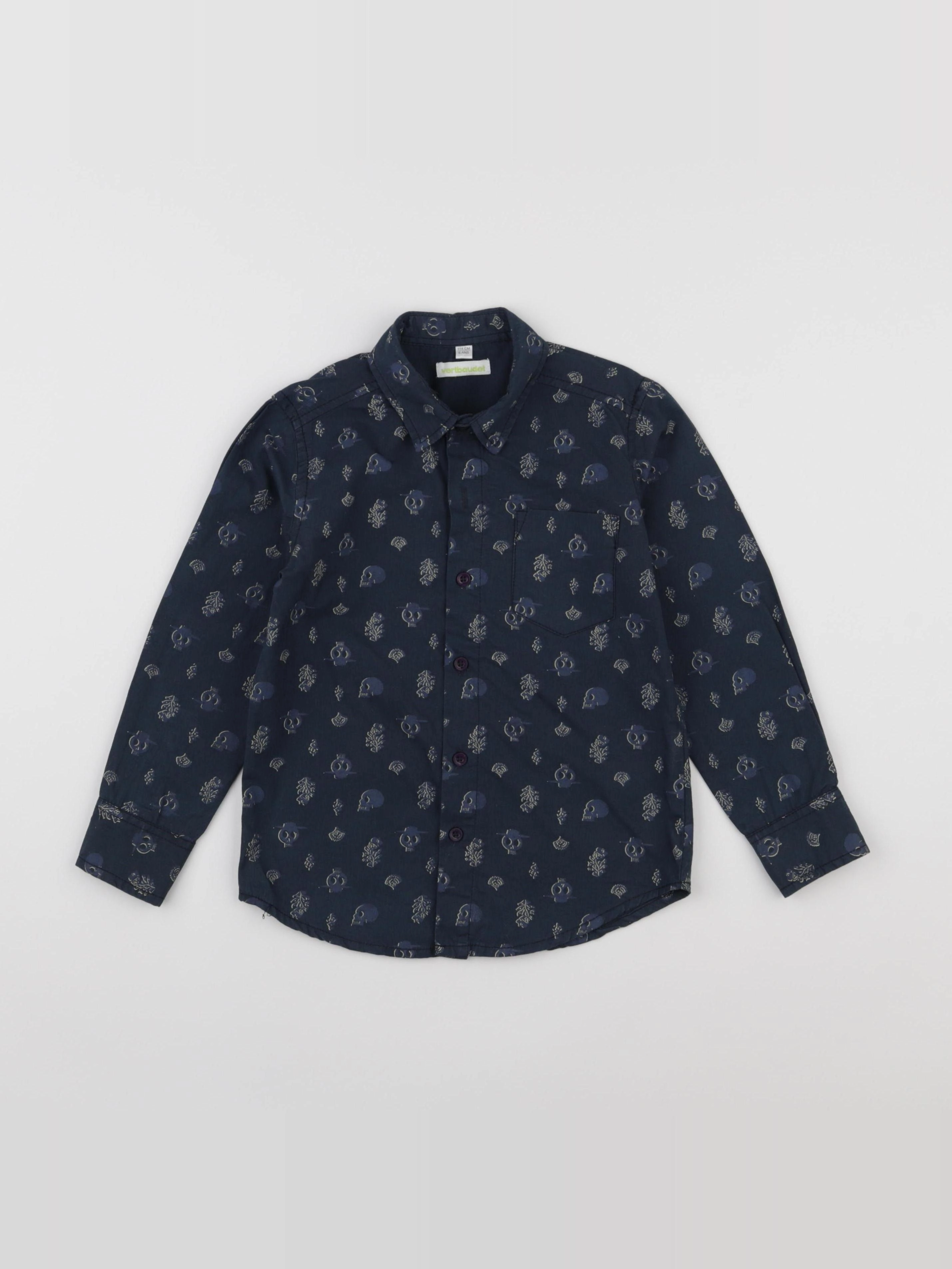 Vertbaudet - chemise bleu - 6 ans