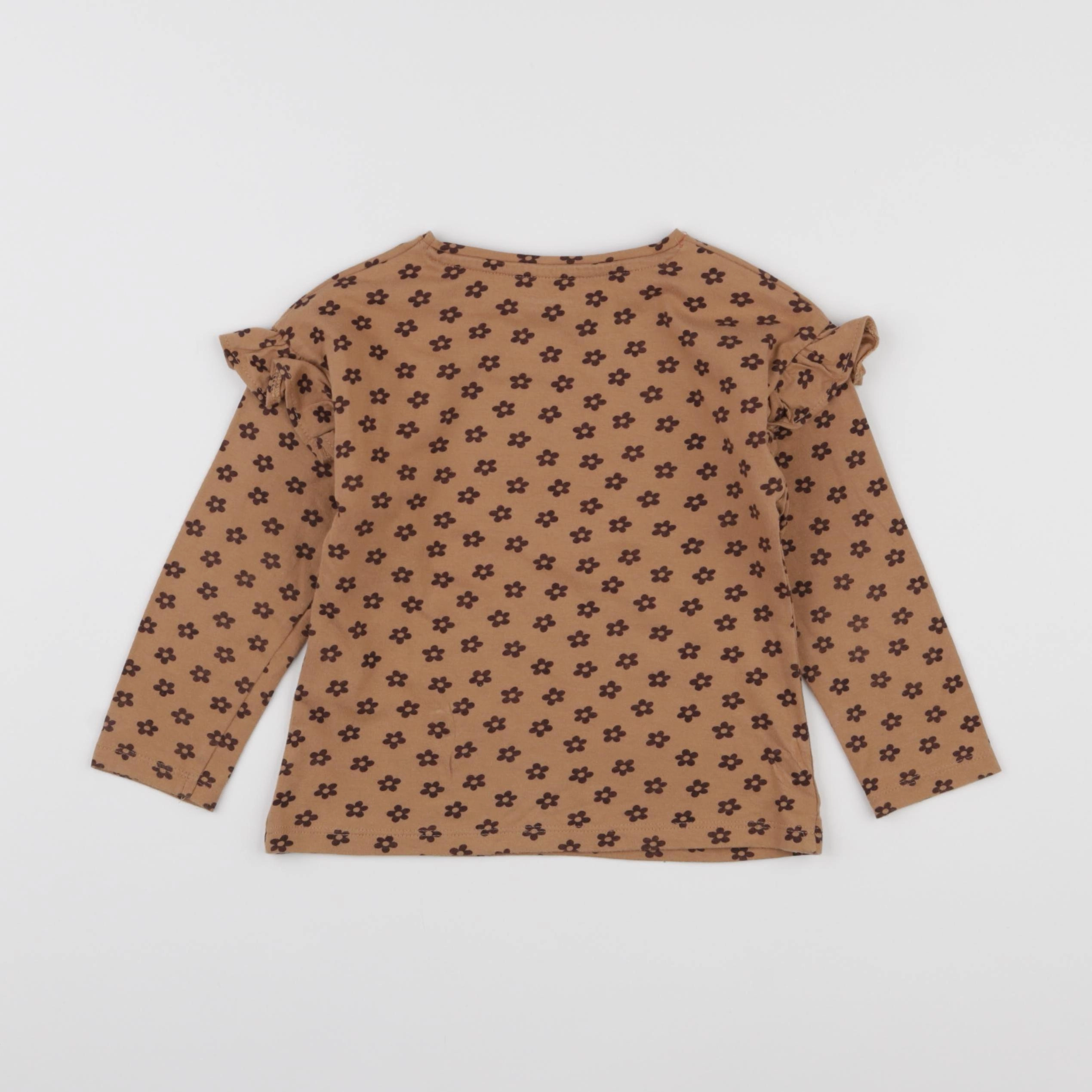 Vertbaudet - tee-shirt marron - 3 ans