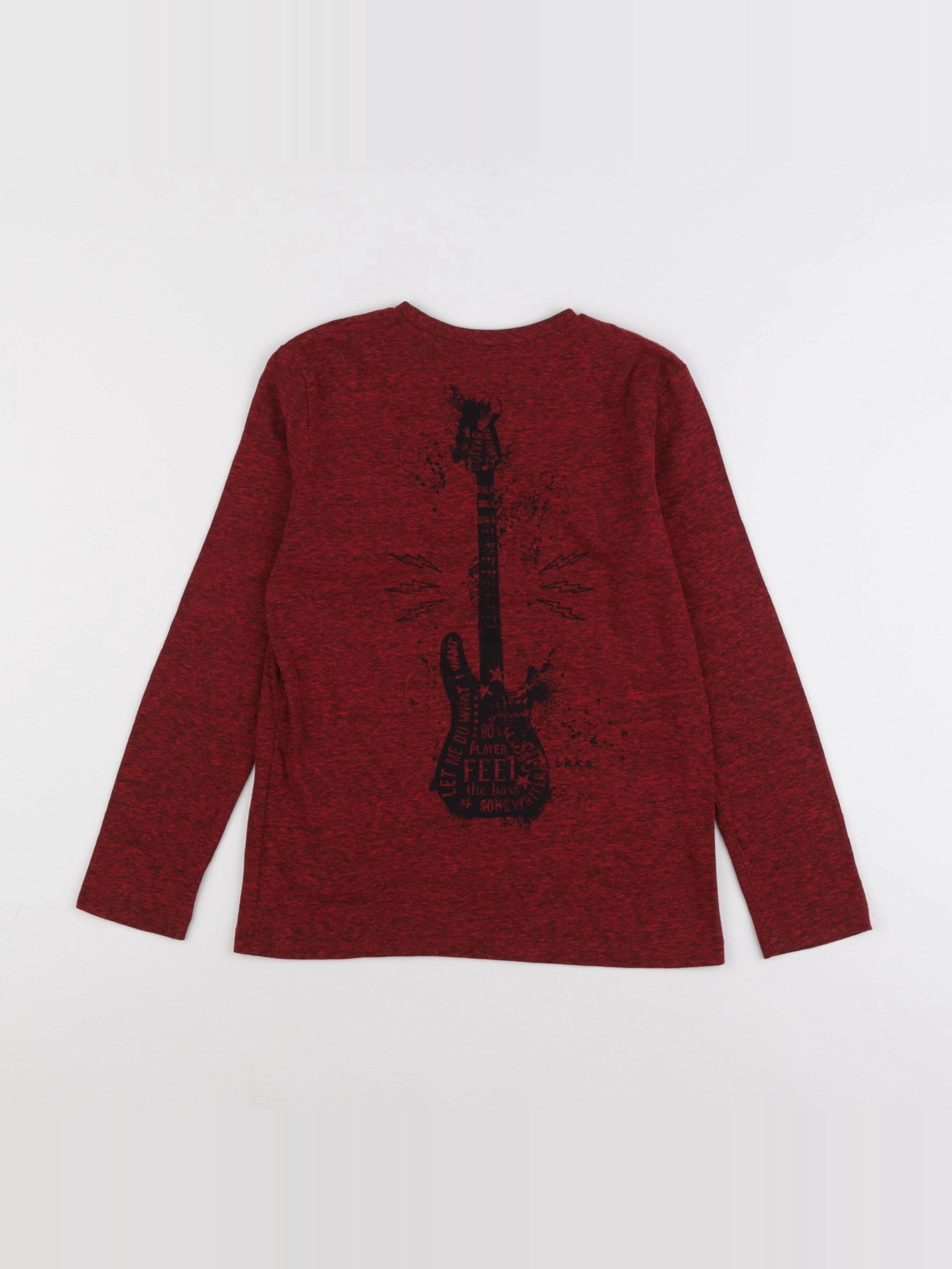 IKKS - tee-shirt rouge - 8 ans