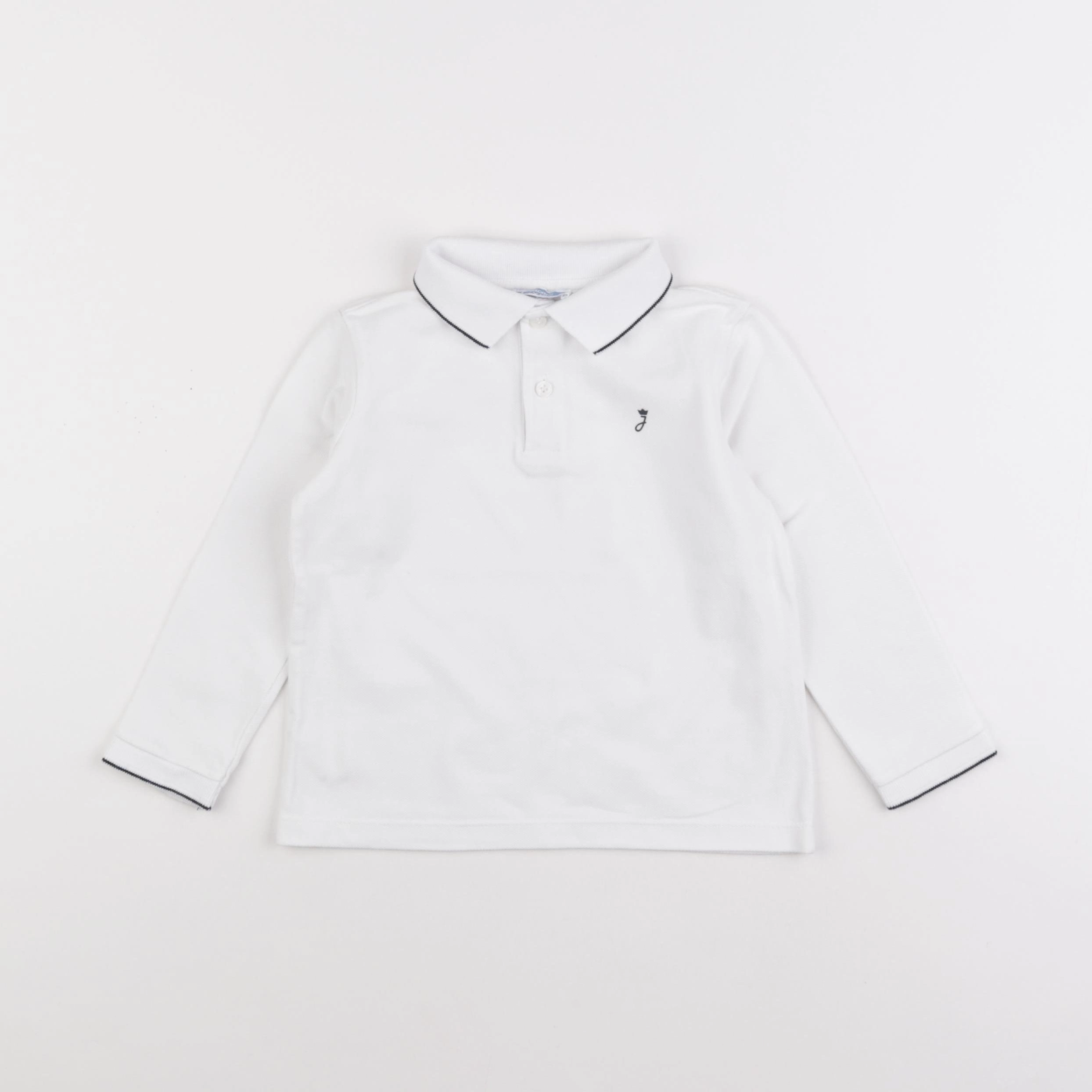 Jacadi - polo blanc - 3 ans