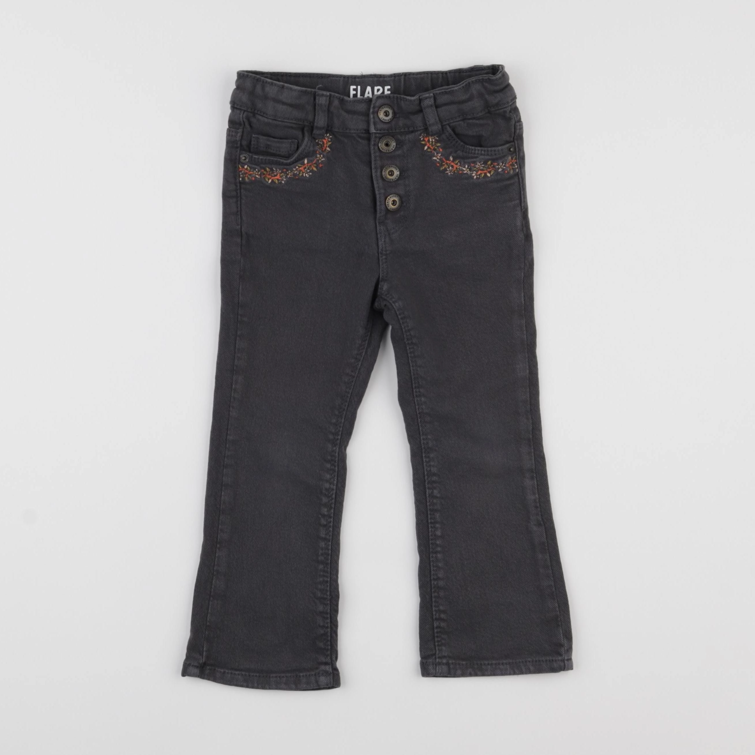 Vertbaudet - jean gris - 3 ans