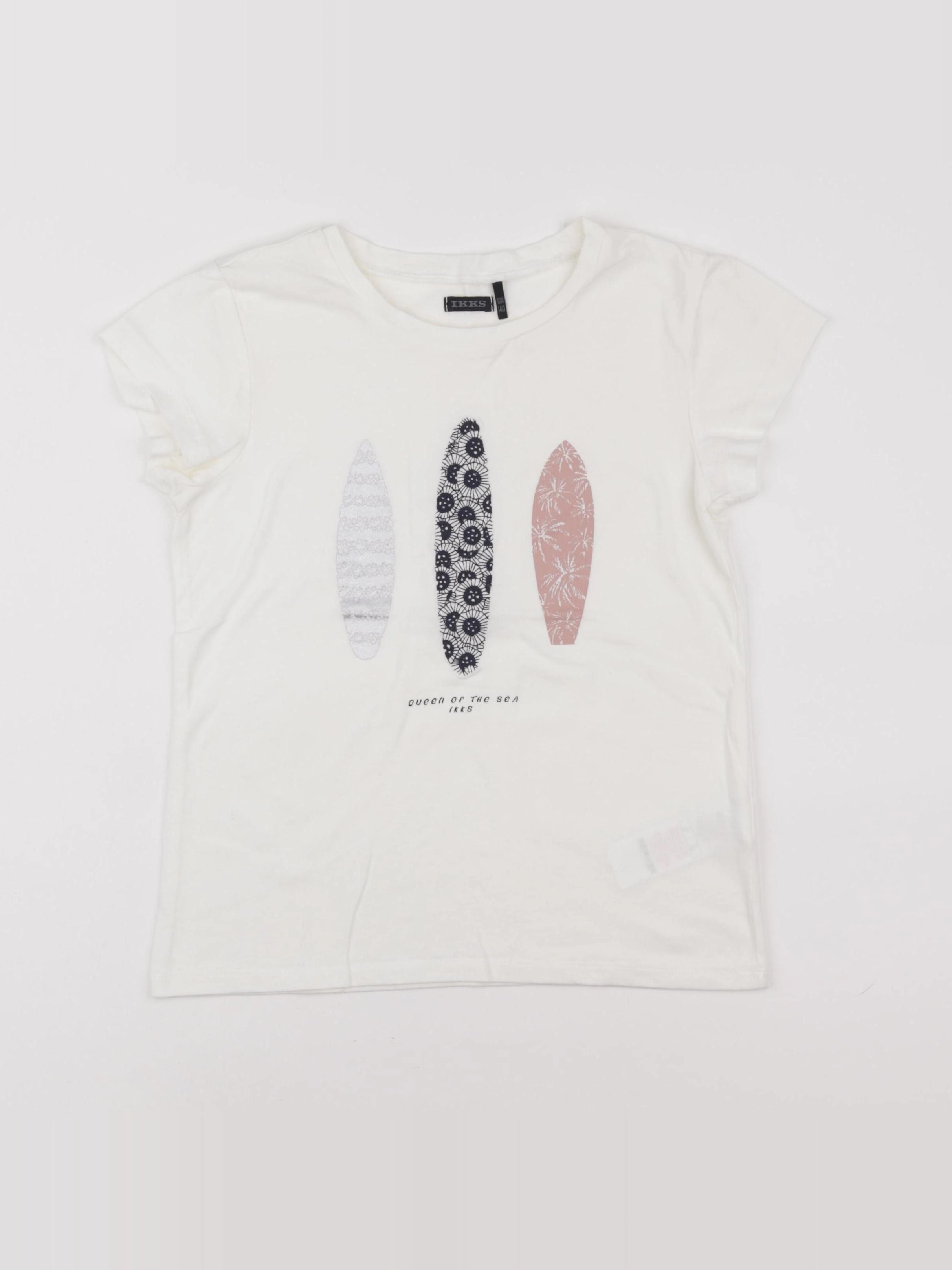 IKKS - tee-shirt multicolore - 10 ans