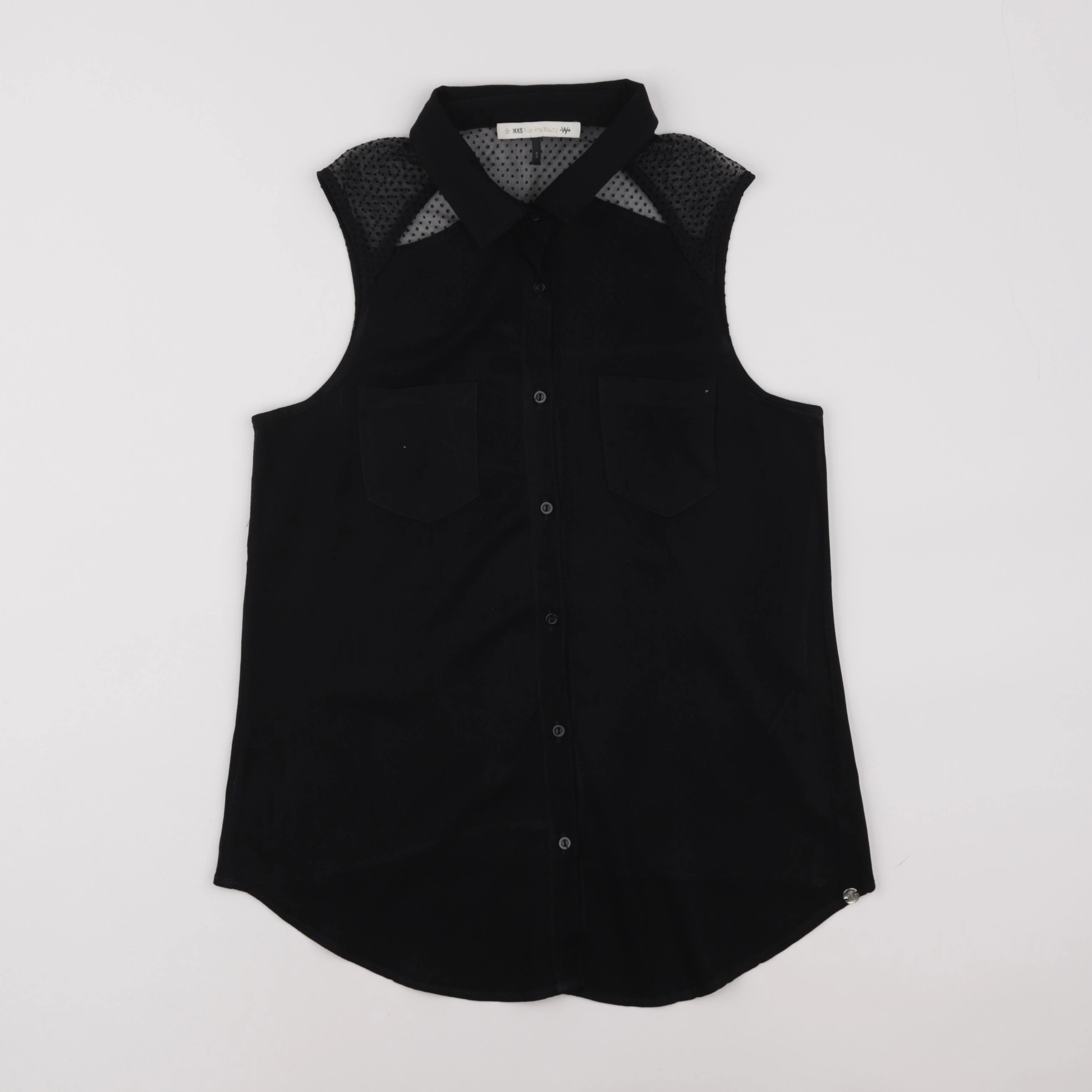 IKKS - chemise noir - 14 ans