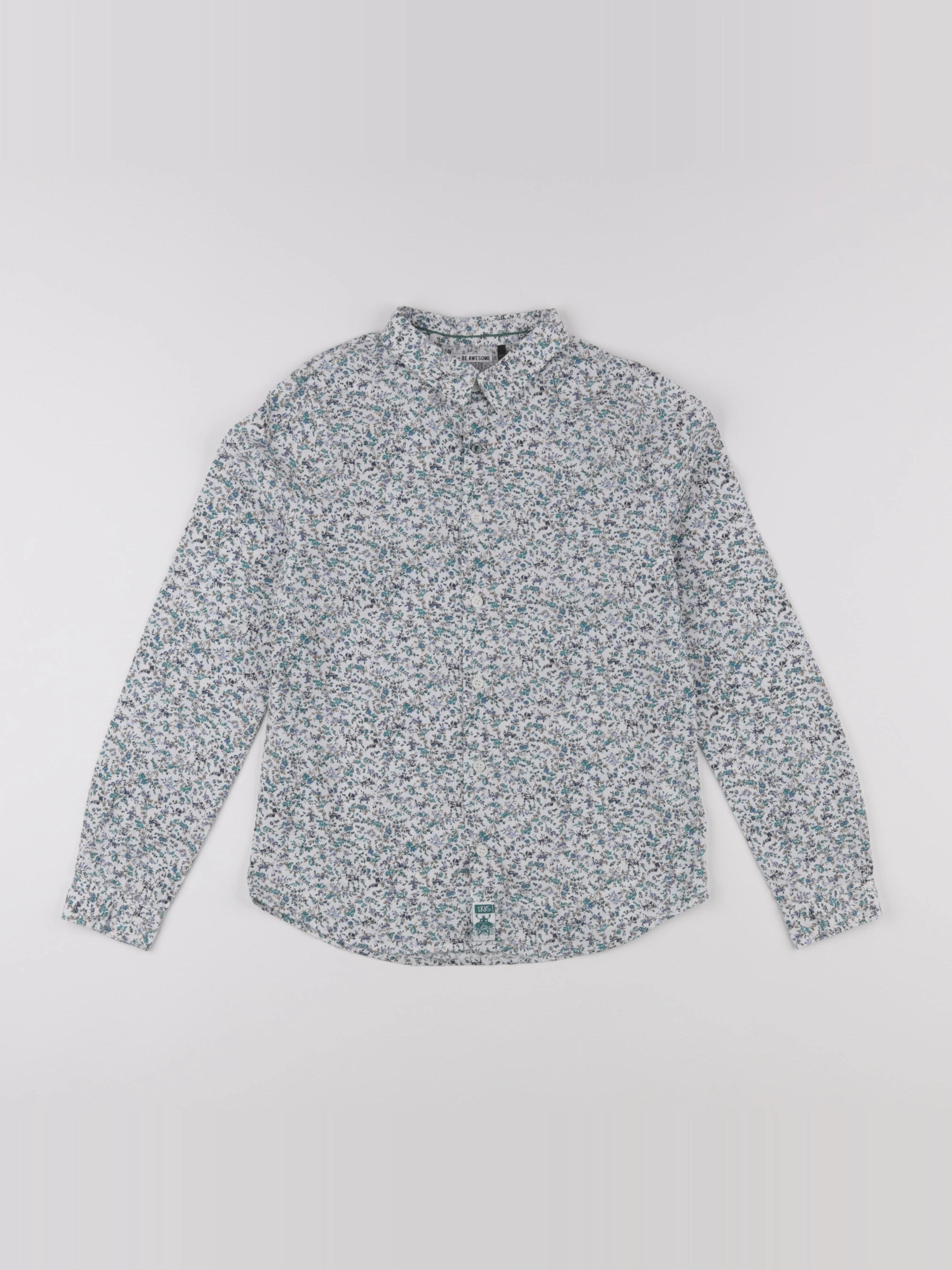 IKKS - chemise vert - 10 ans