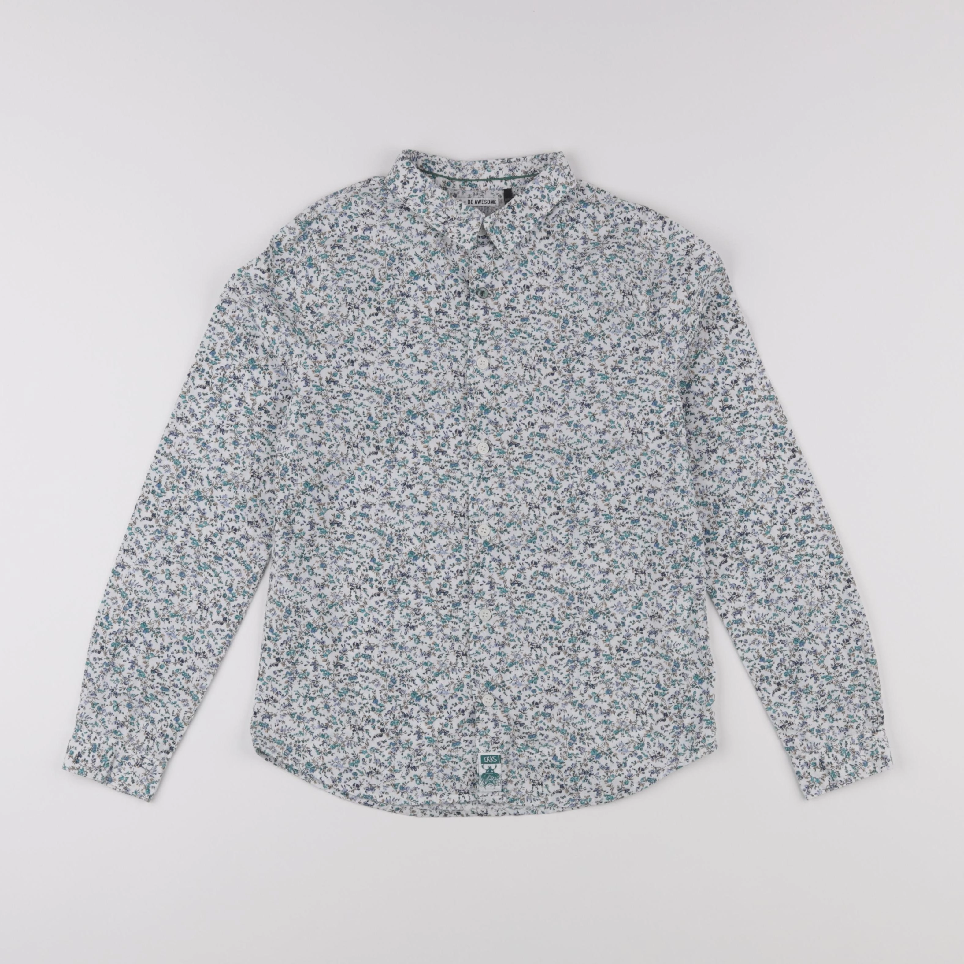 IKKS - chemise vert - 10 ans