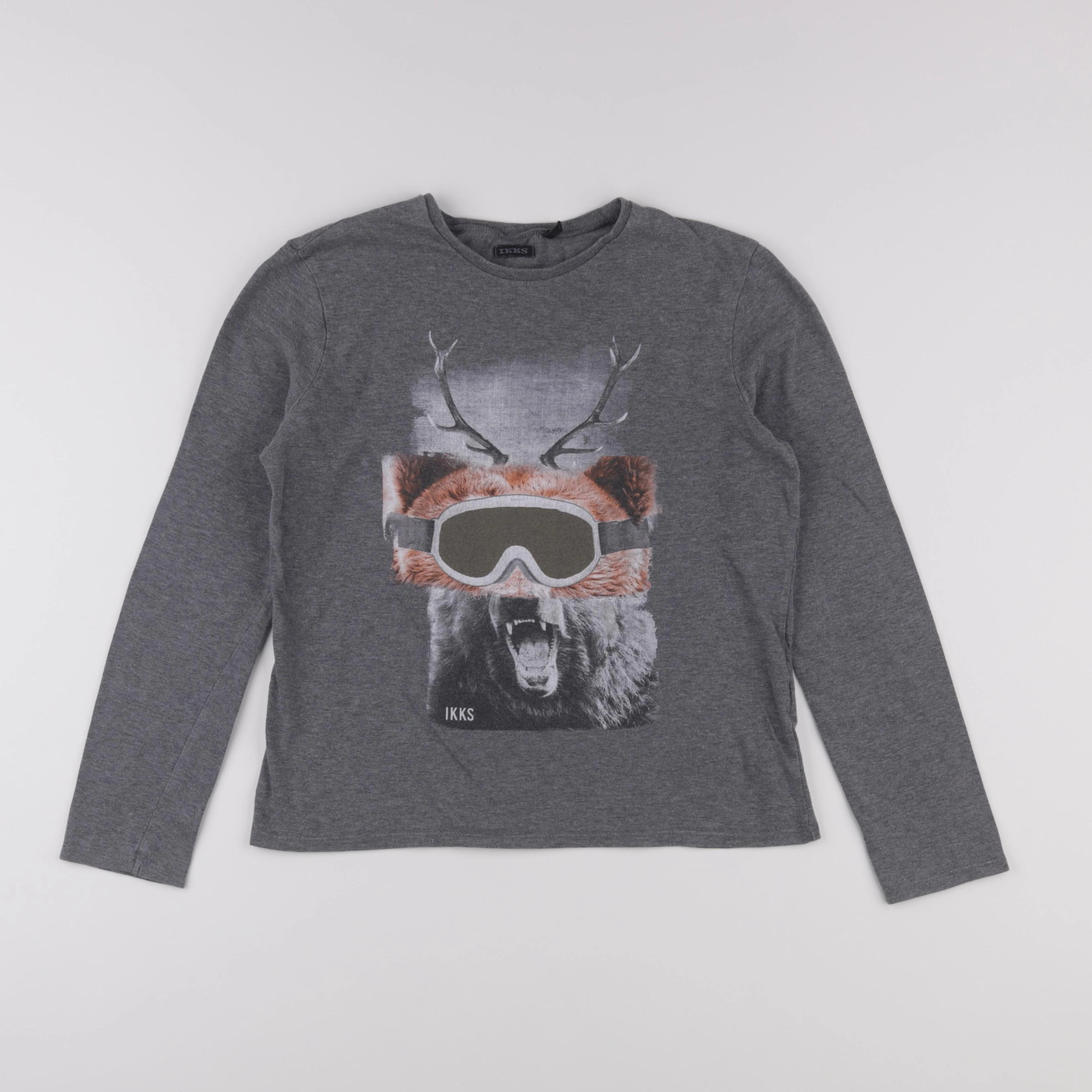 IKKS - tee-shirt gris - 12 ans