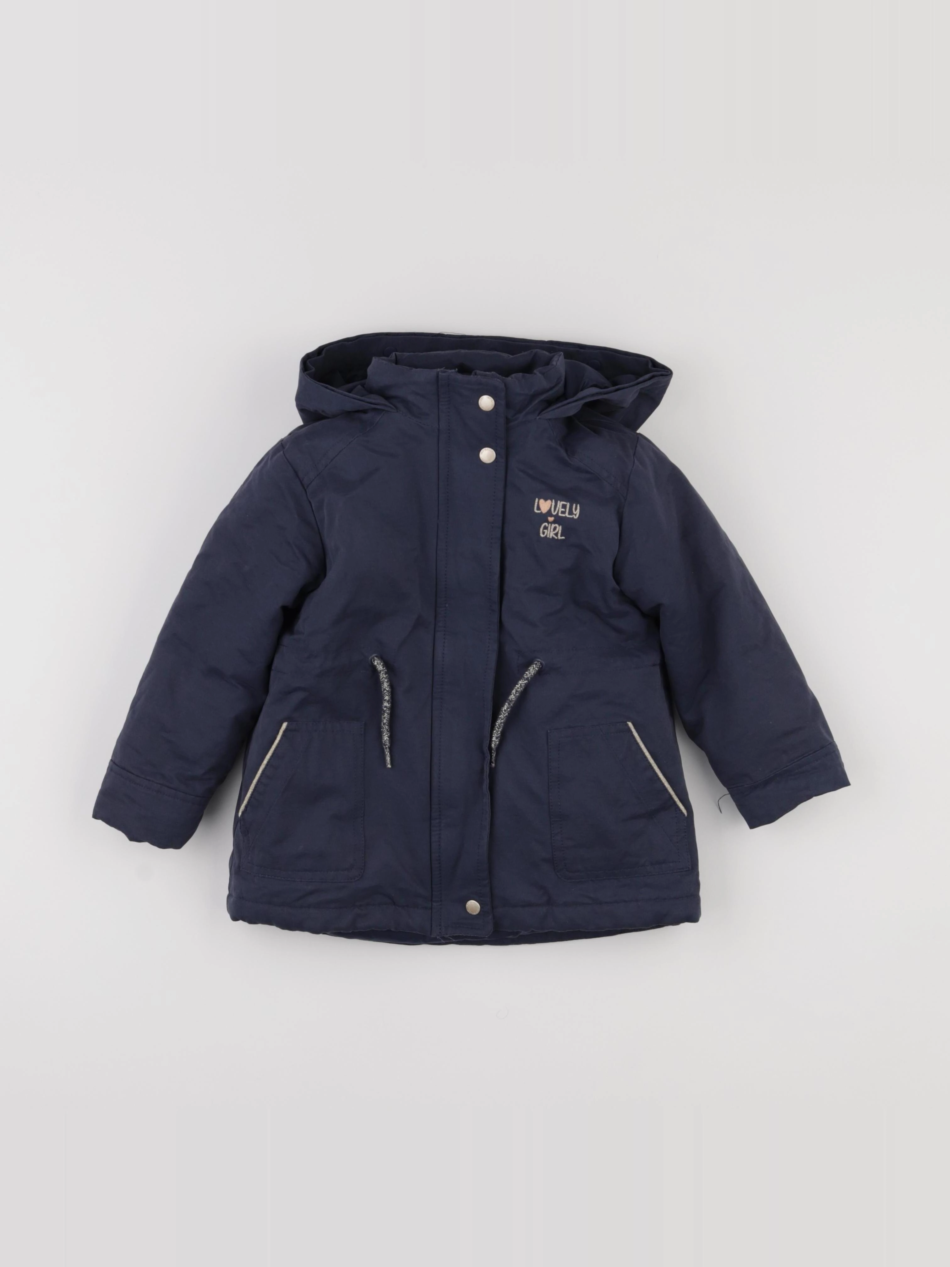 Vertbaudet - manteau bleu - 3 ans