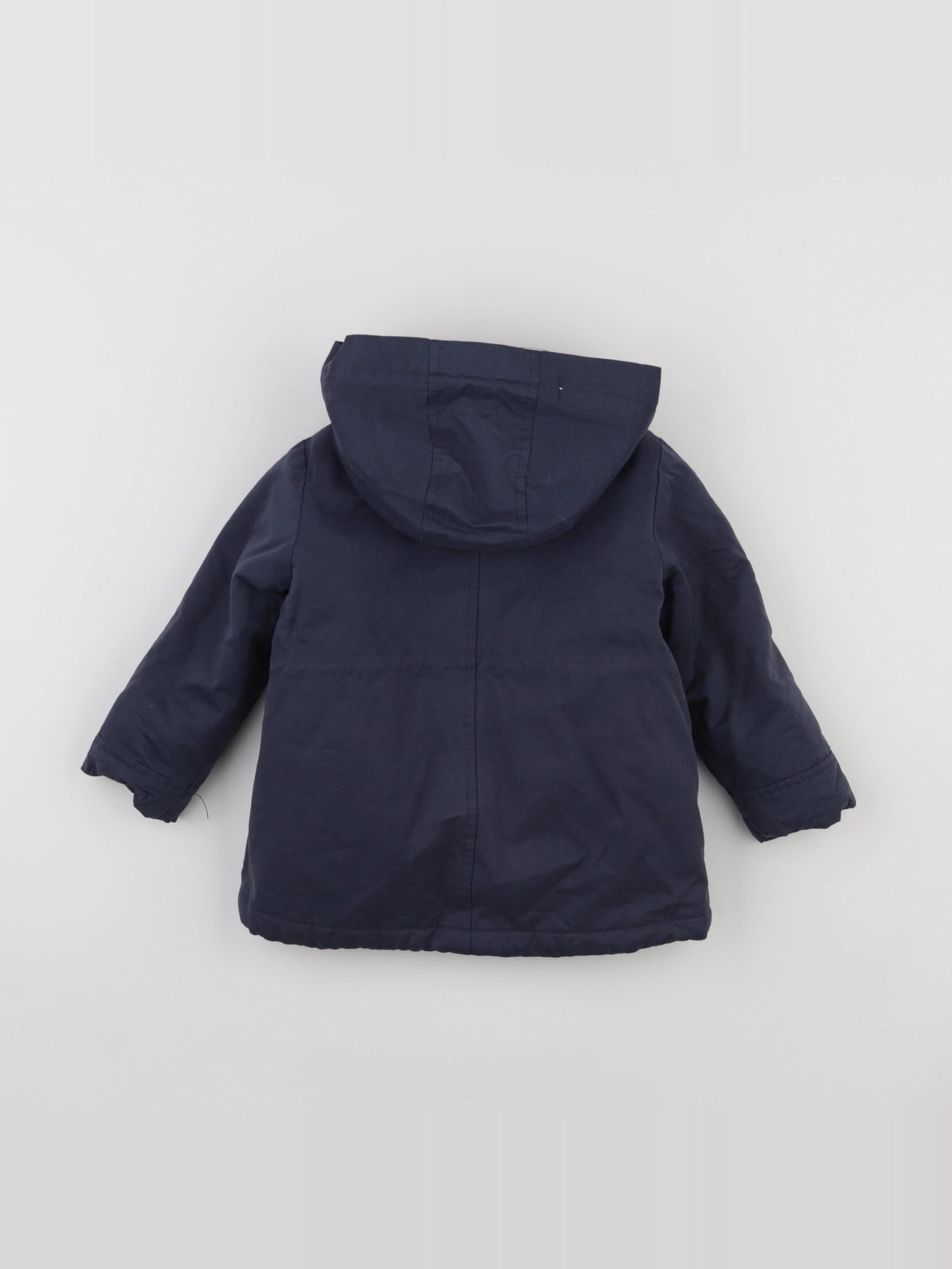 Vertbaudet - manteau bleu - 3 ans